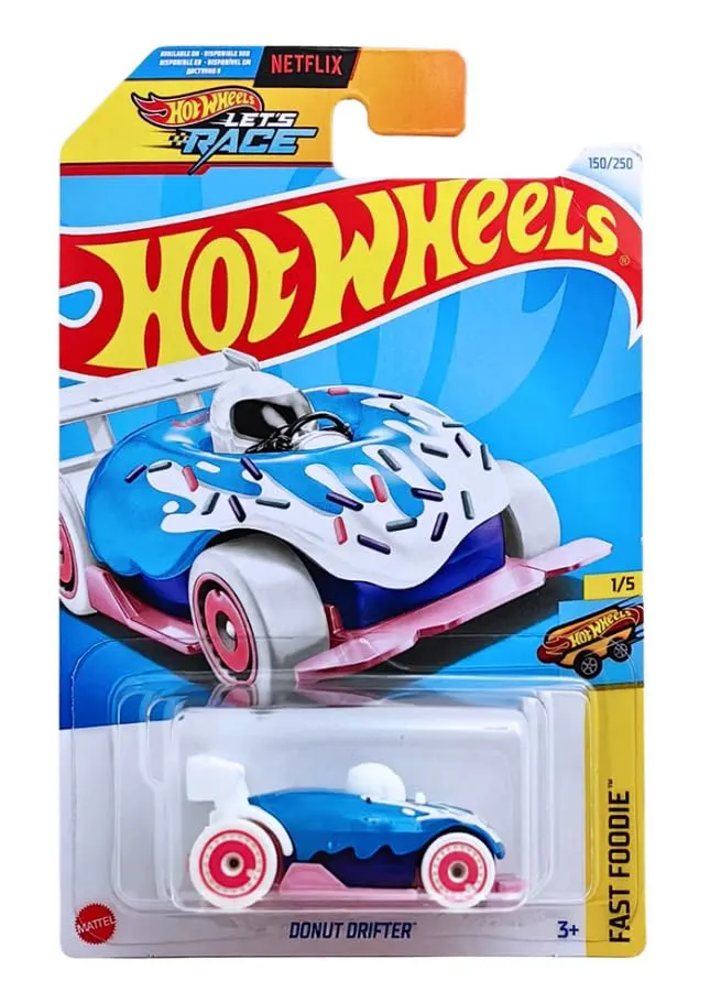 Hot Wheels Donut Drifter - Auto in scala 1:64 - Fast Foodie