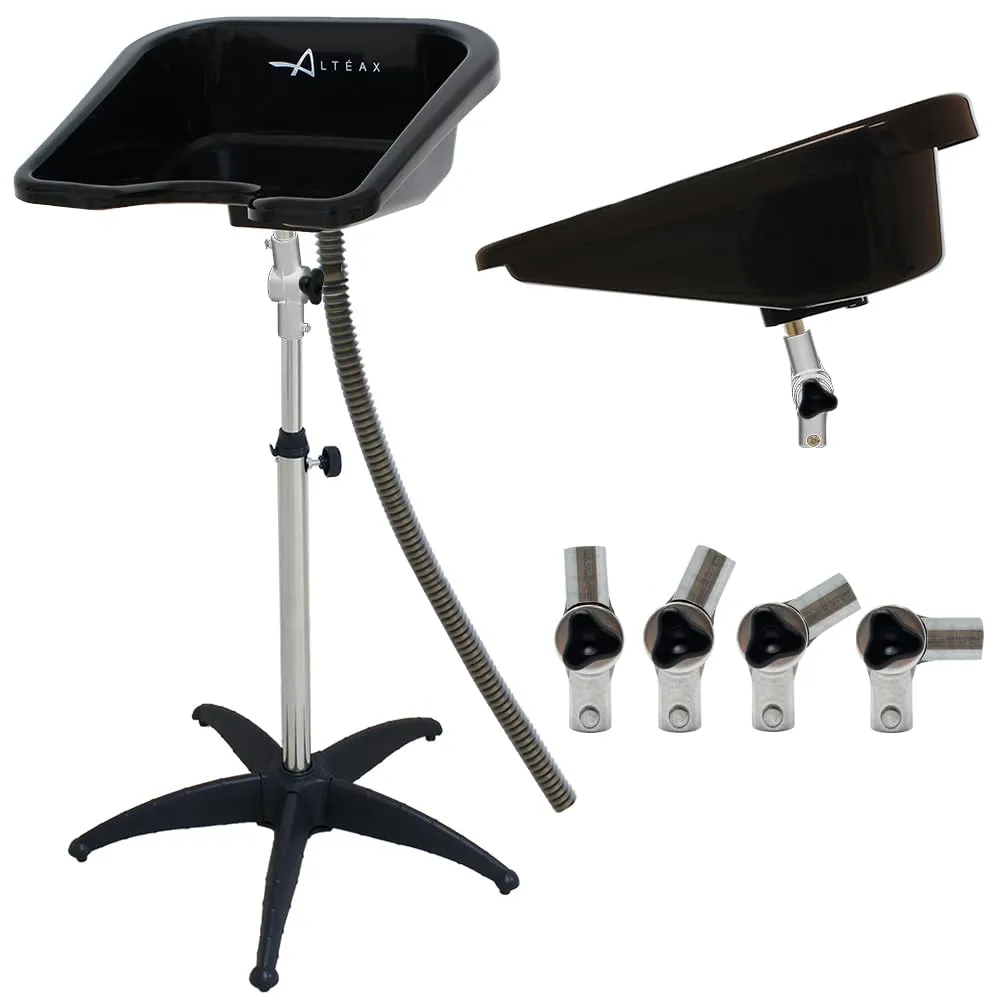 Lavatesta Portatile Professionale Altéax: Regolabile, Ergonomico e Comodo