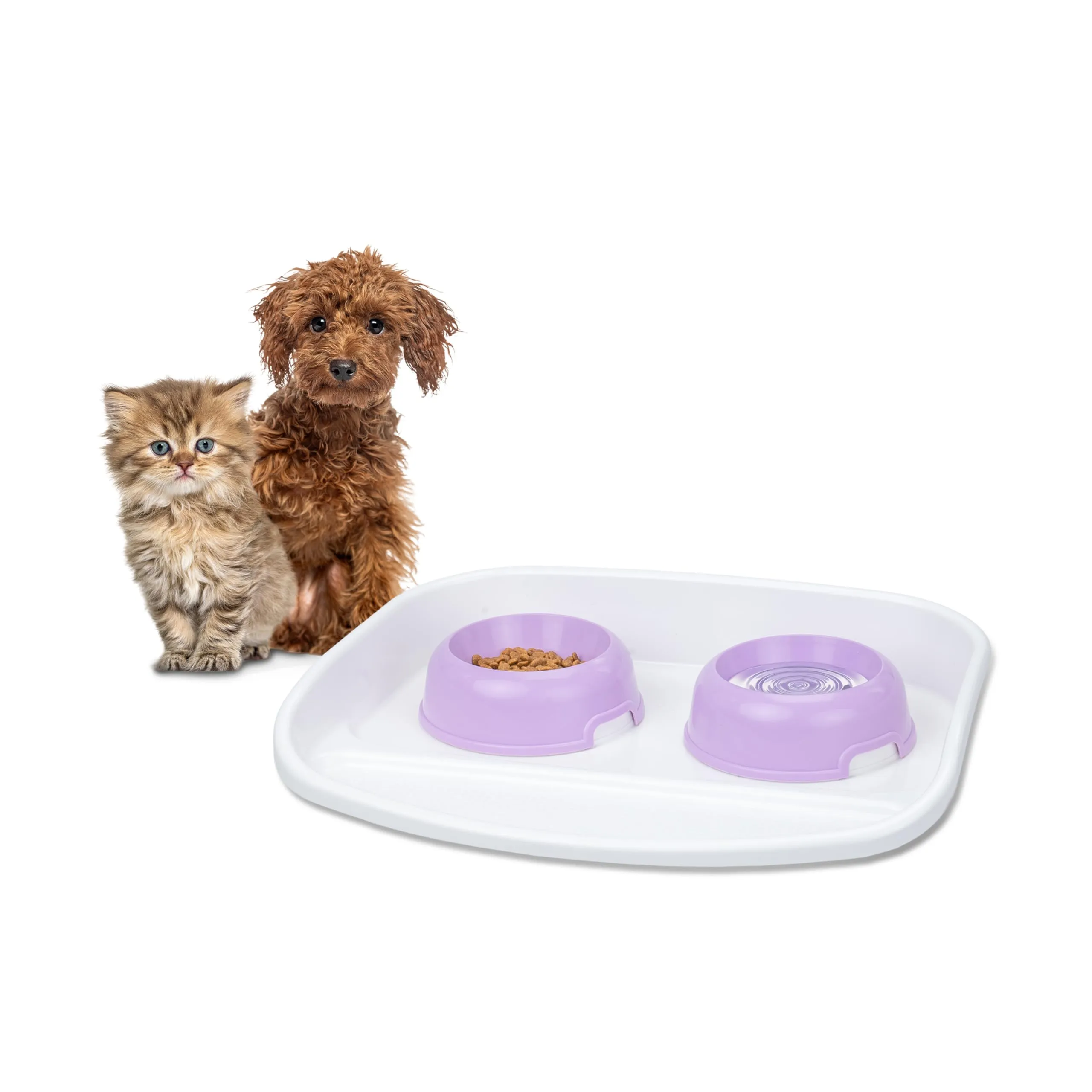 Ferplast Vassoio con ciotole LINDO Rosso