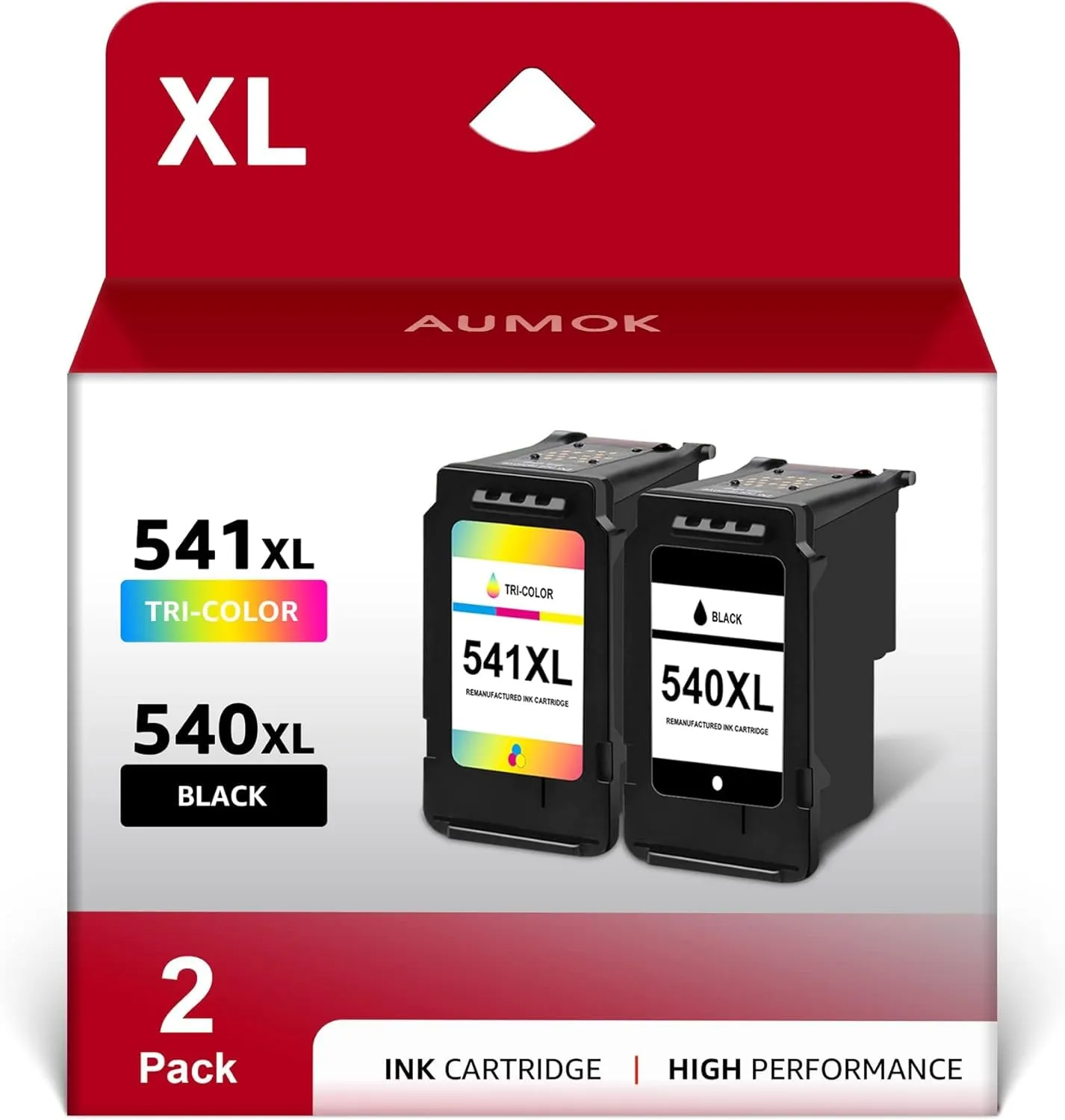 AUMOK PG-540XL CL-541XL Cartucce Compatibili per Canon Pixma