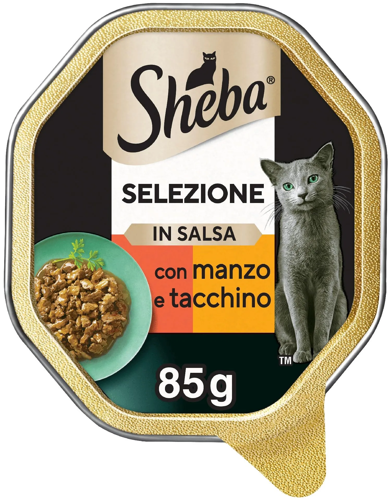 Sheba Selezione in Salsa Manzo & Tacchino - 22 Vaschette