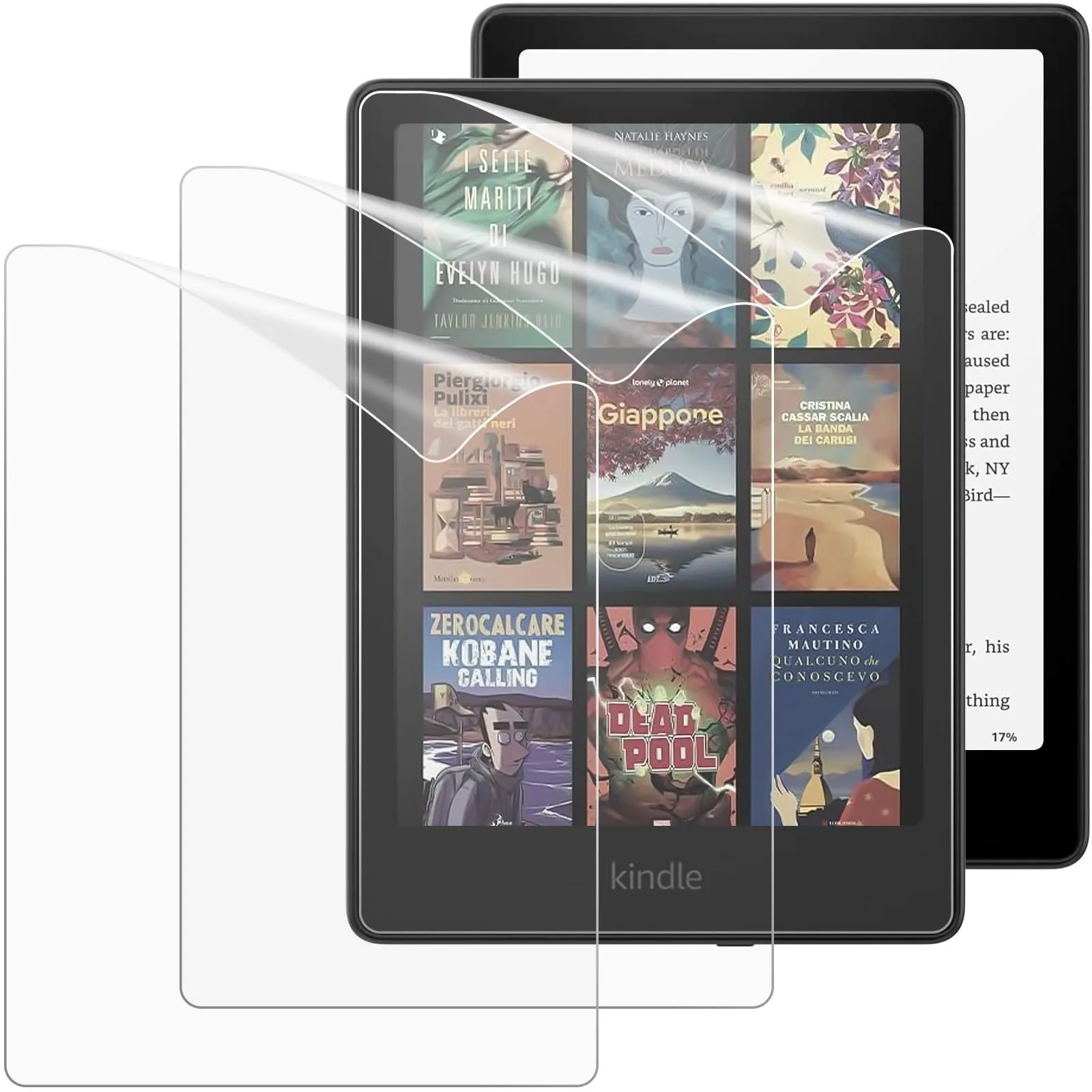 MoKo 3 Pezzi Pellicola Protettiva Antiriflesso per Kindle Paperwhite 7" (12a Gen, 2024) e Kindle Colorsoft Signature