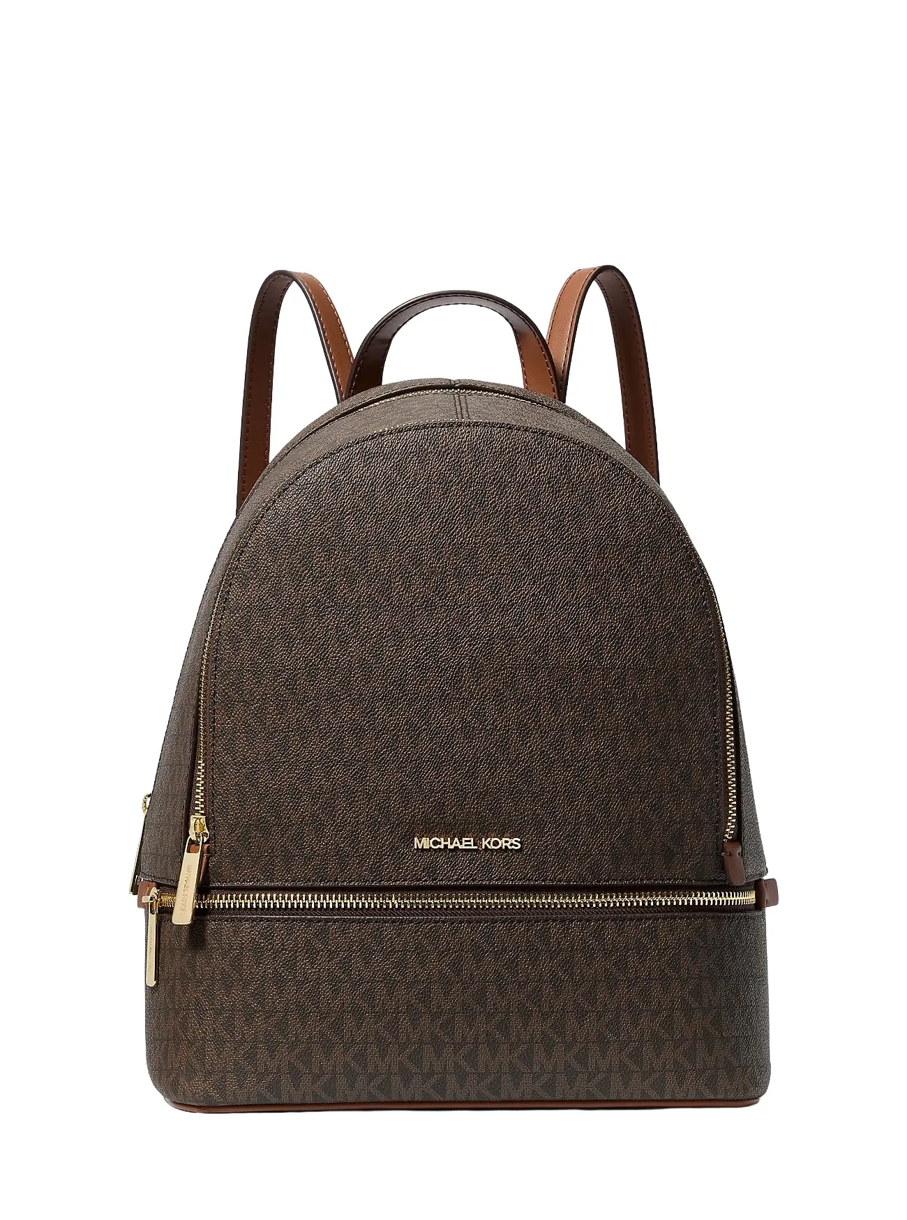 Zaino Michael Kors Rhea Medium con Logo Signature Marrone