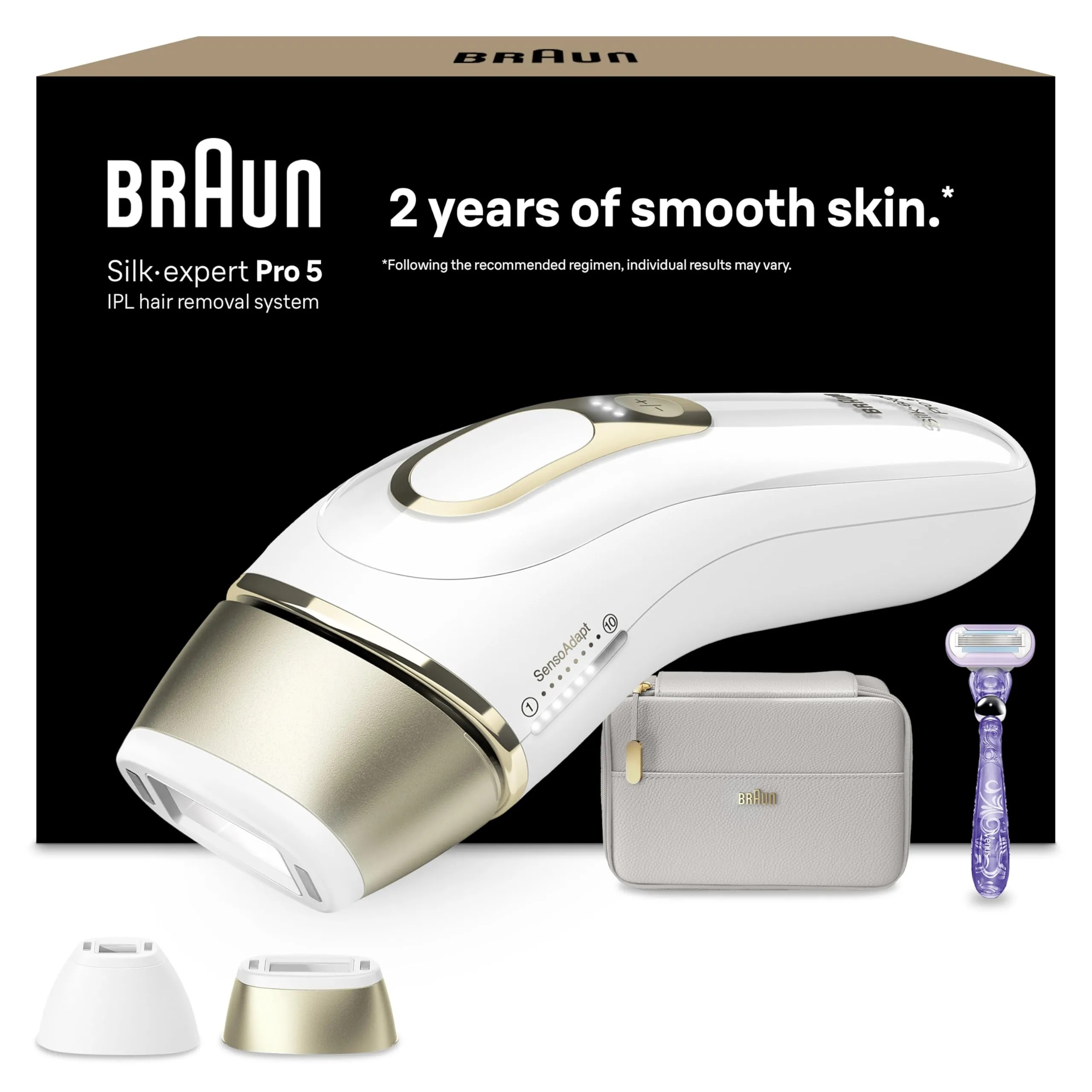 Braun Silk Expert Pro 5 PL5157: Epilatore a Luce Pulsata per una Pelle Liscia a Lungo
