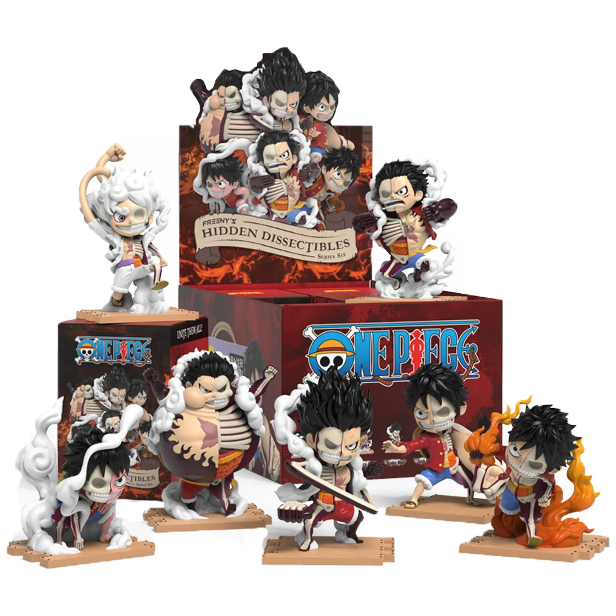 Mighty Jaxx Freeny's Hidden Dissectibles: One Piece Series 6 (Luffy Gears)