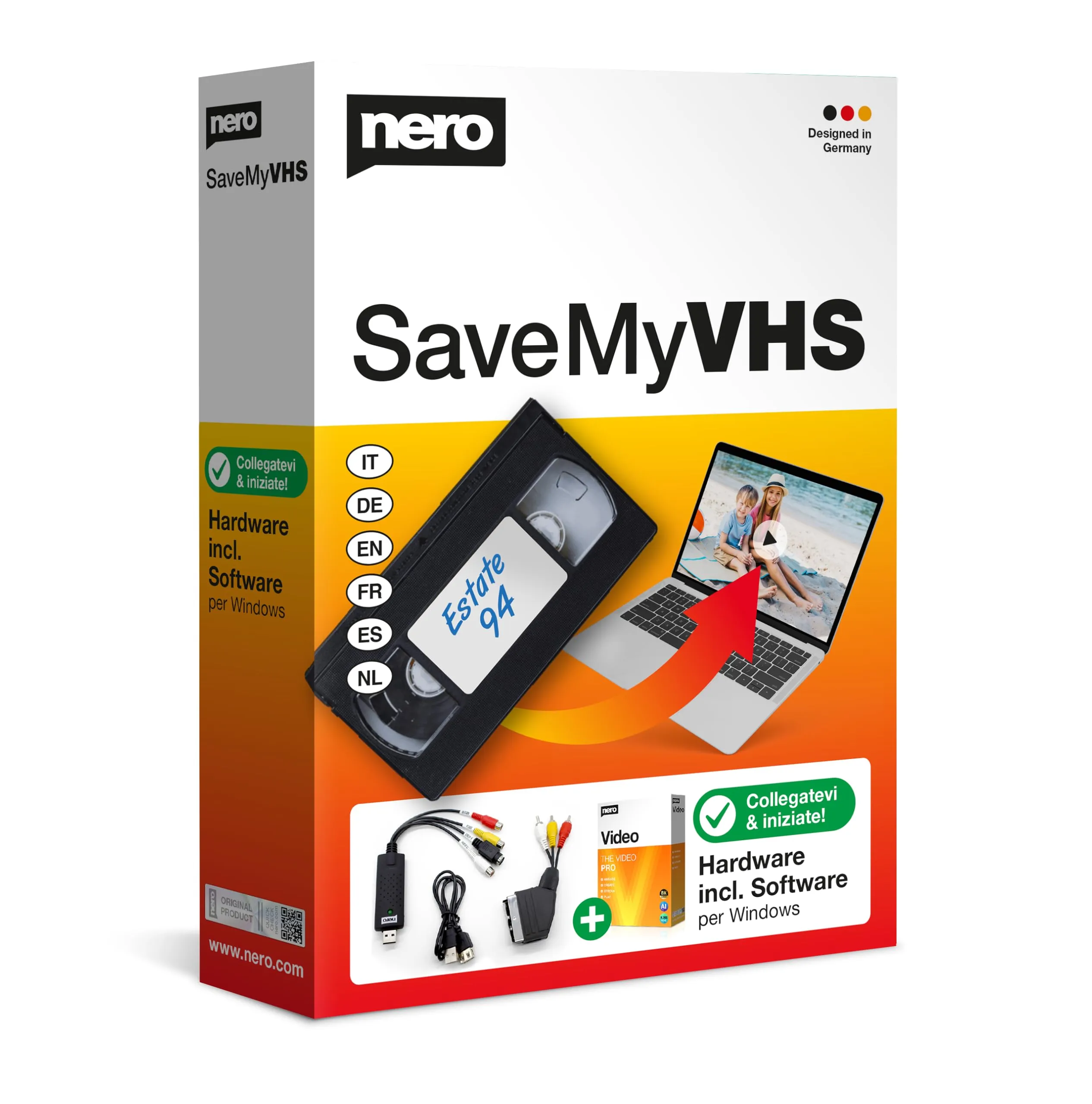 Nero SaveMyVHS - Digitalizza e Monta i Tuoi Ricordi Analogici