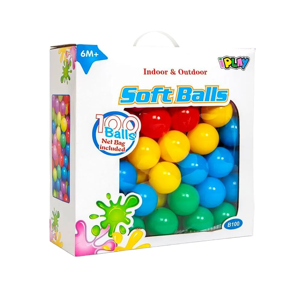 Not Just a Box - Palline Colorate per Bambini, Diametro 6cm (100 Unità)