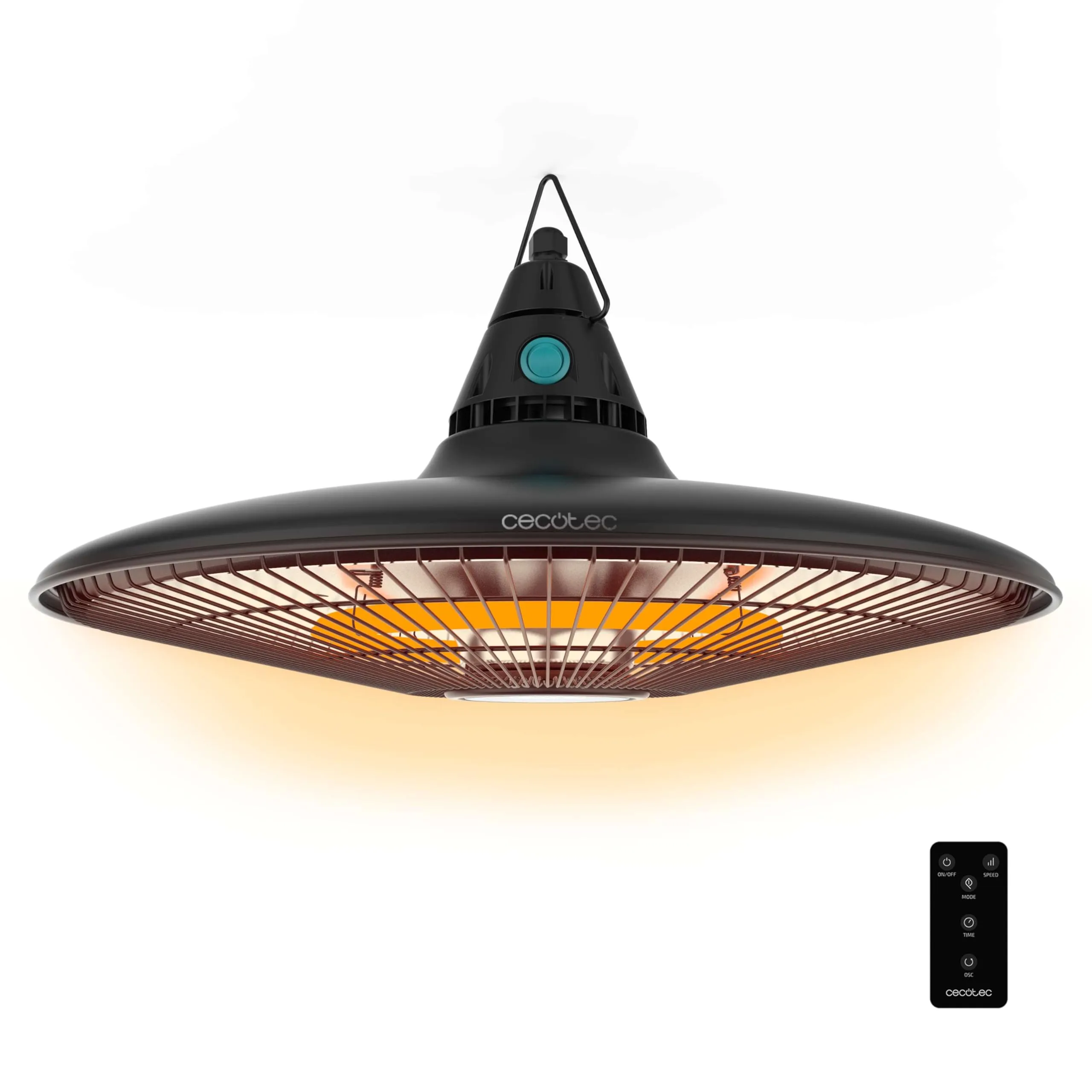 Cecotec ReadyWarm 1500 Power Ceiling - Riscaldatore Elettrico da Esterno