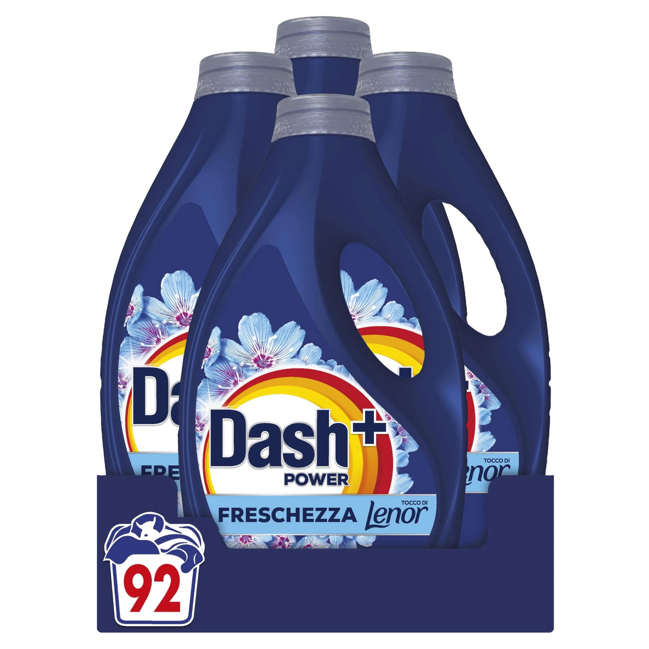 Dash Power Risveglio Primaverile Detersivo Liquido Lavatrice, 92 Lavaggi