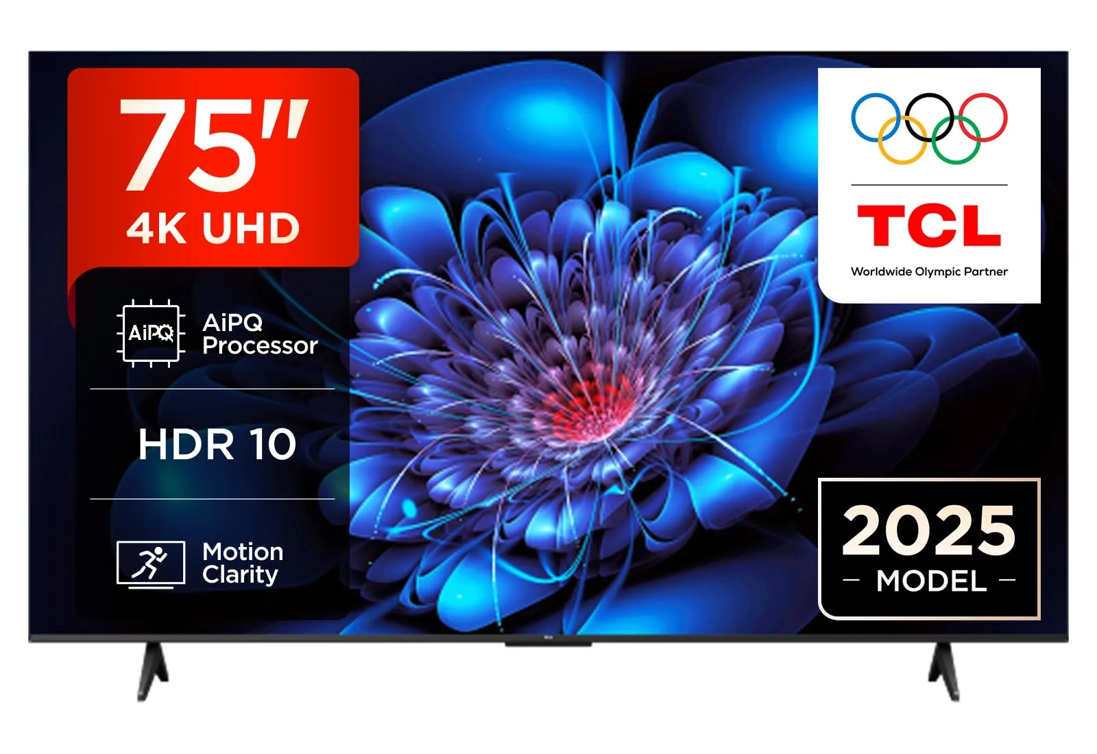 TCL 75P6K: TV LED 4K HDR 75" con Google TV e Audio Immersivo