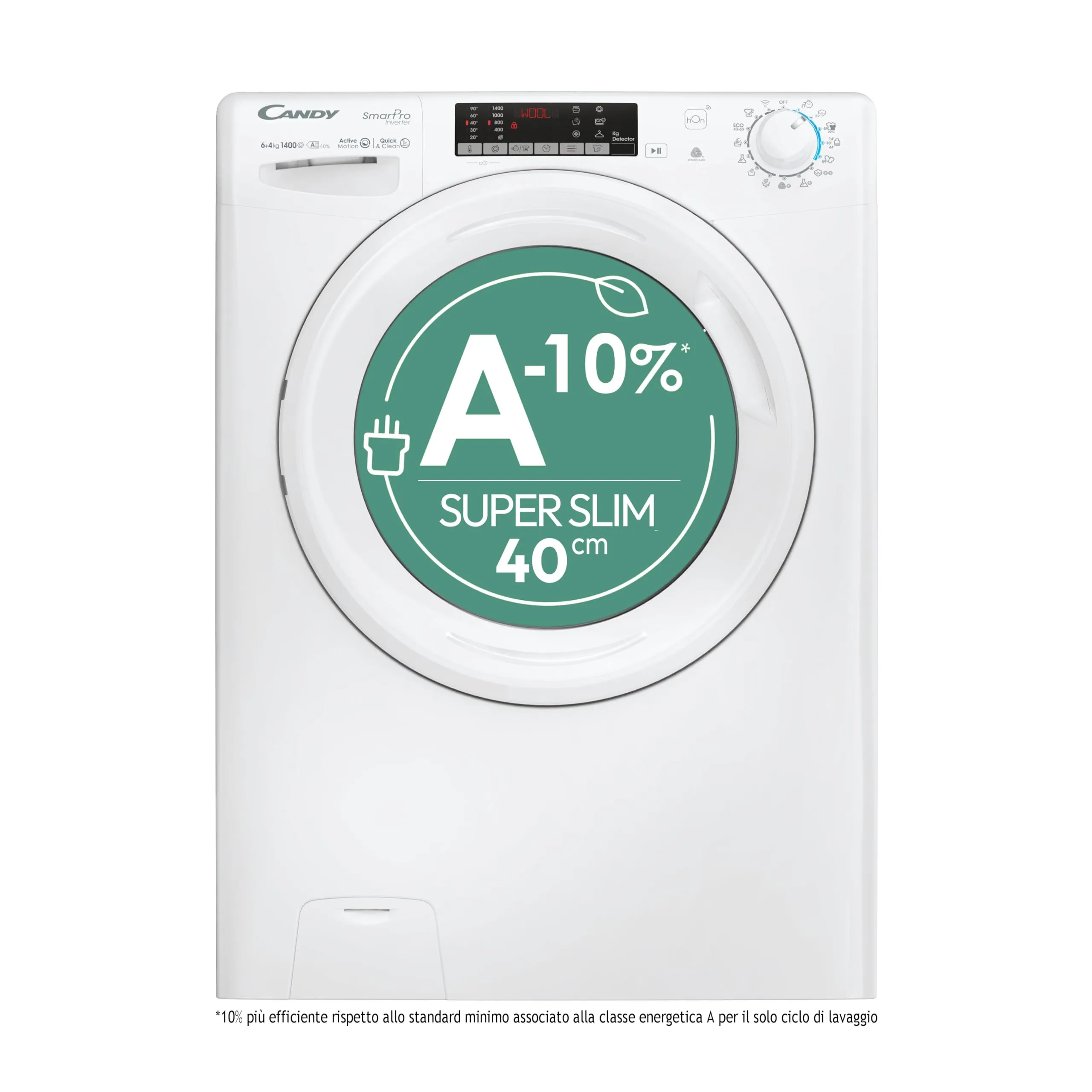 Candy Smart Pro Inverter Lavasciuga Slim 6+4 Kg