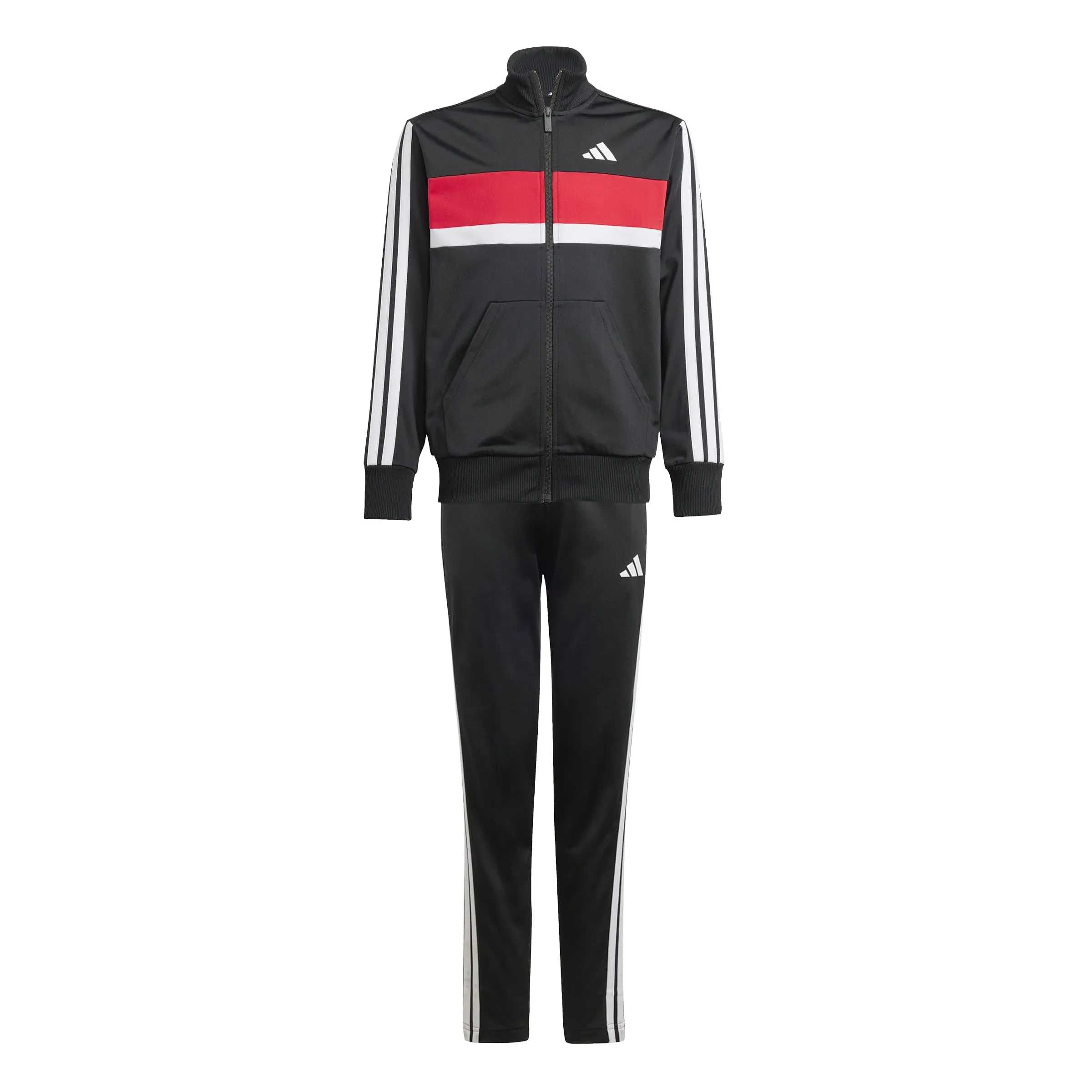 Adidas Seasonal Essentials Tiberio 3 Stripes Tricot Tracksuit Bambino