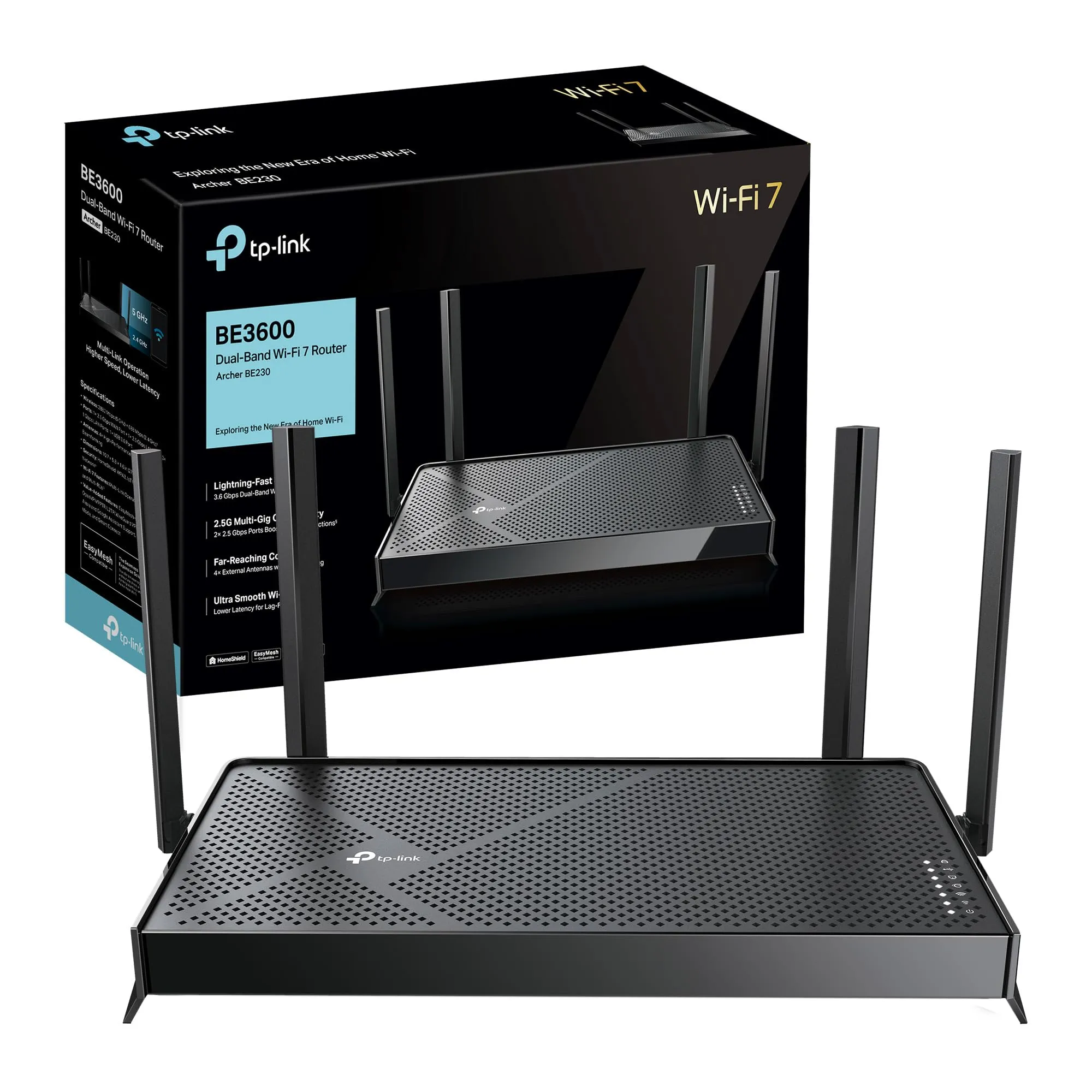 TP-Link Archer BE3600 Router WiFi 7