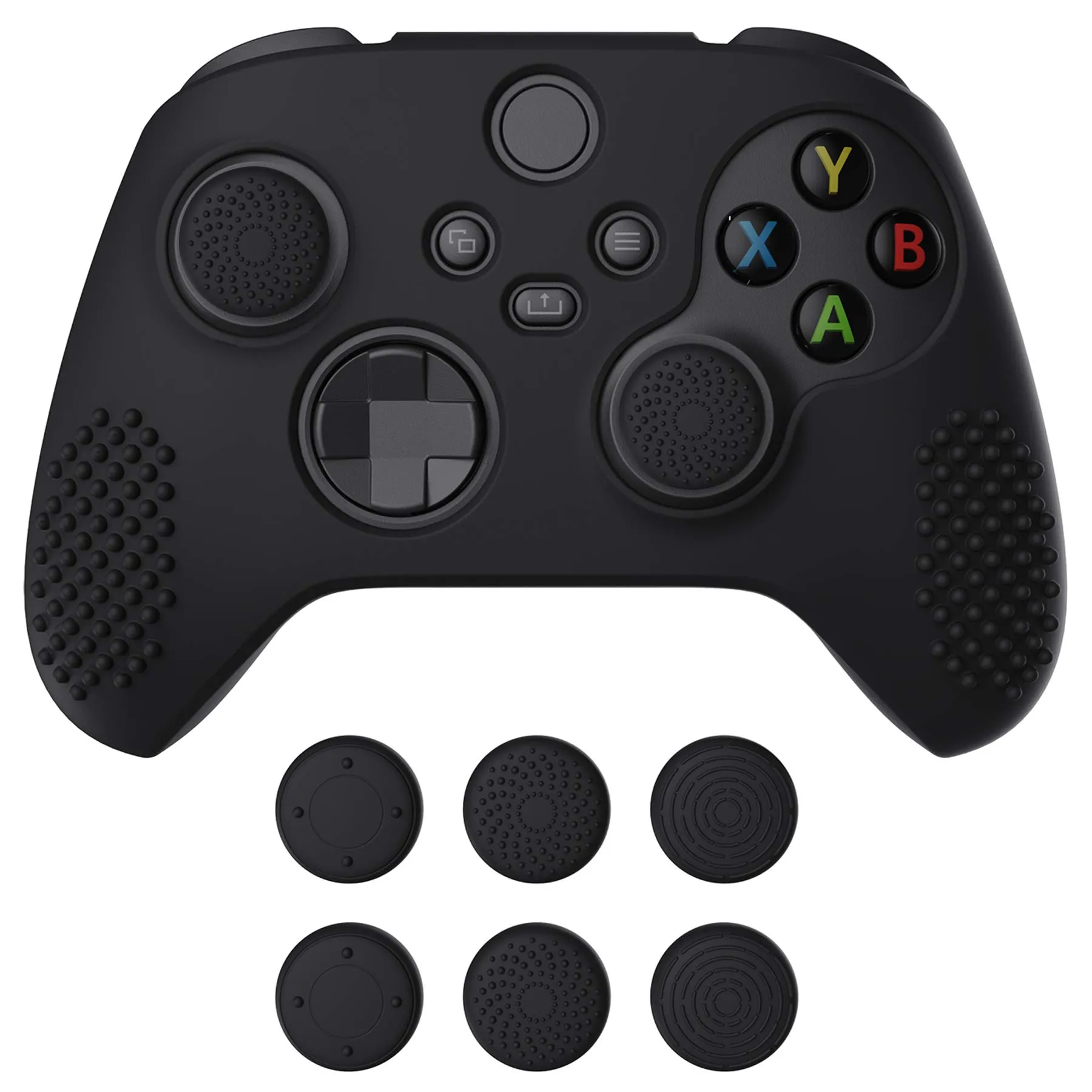 eXtremeRate PlayVital Cover Skin per Controller Xbox Series X/S - Edizione 3D Borchiate Nera