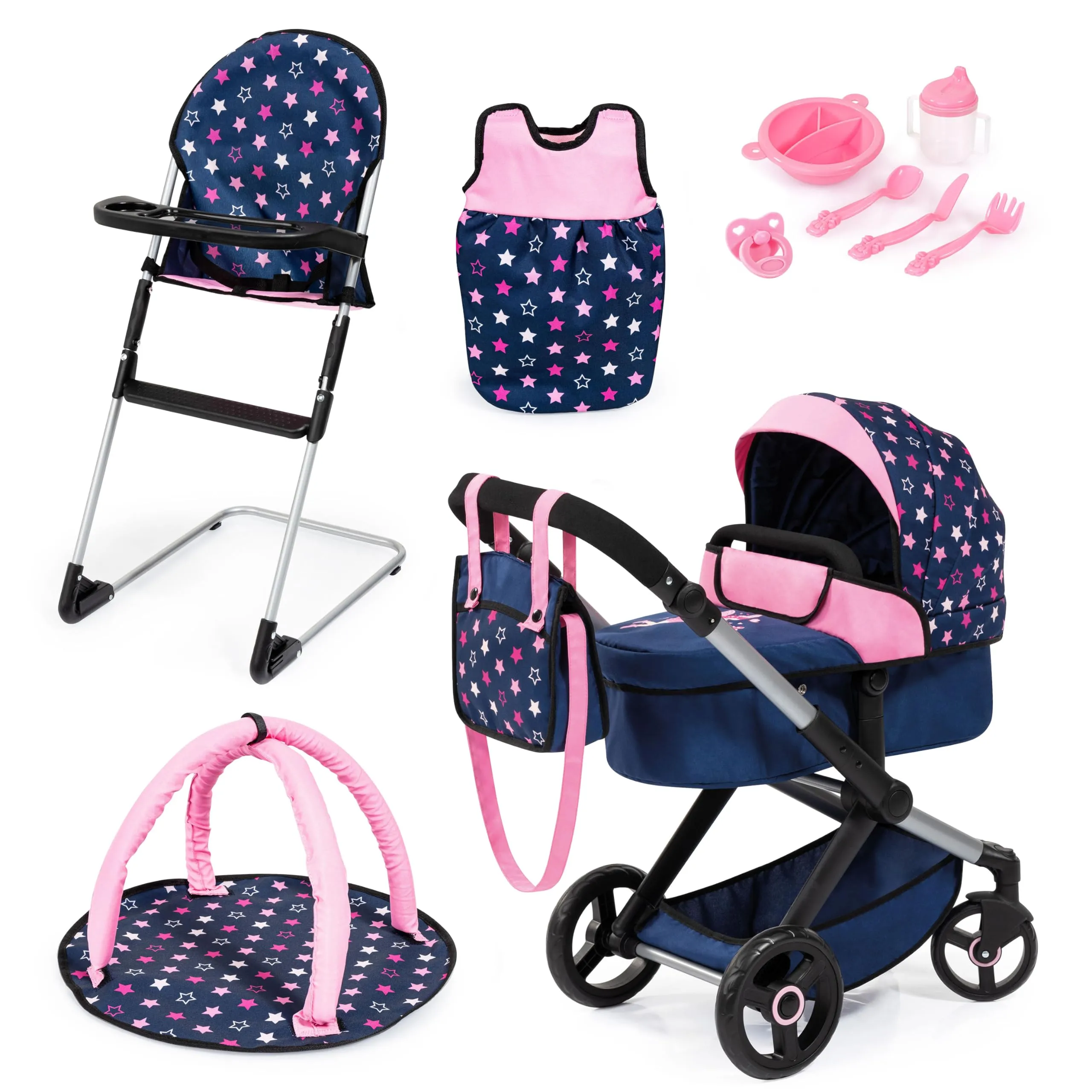 Bayer Design - Passeggino per Bambole Xeo Deluxe Set
