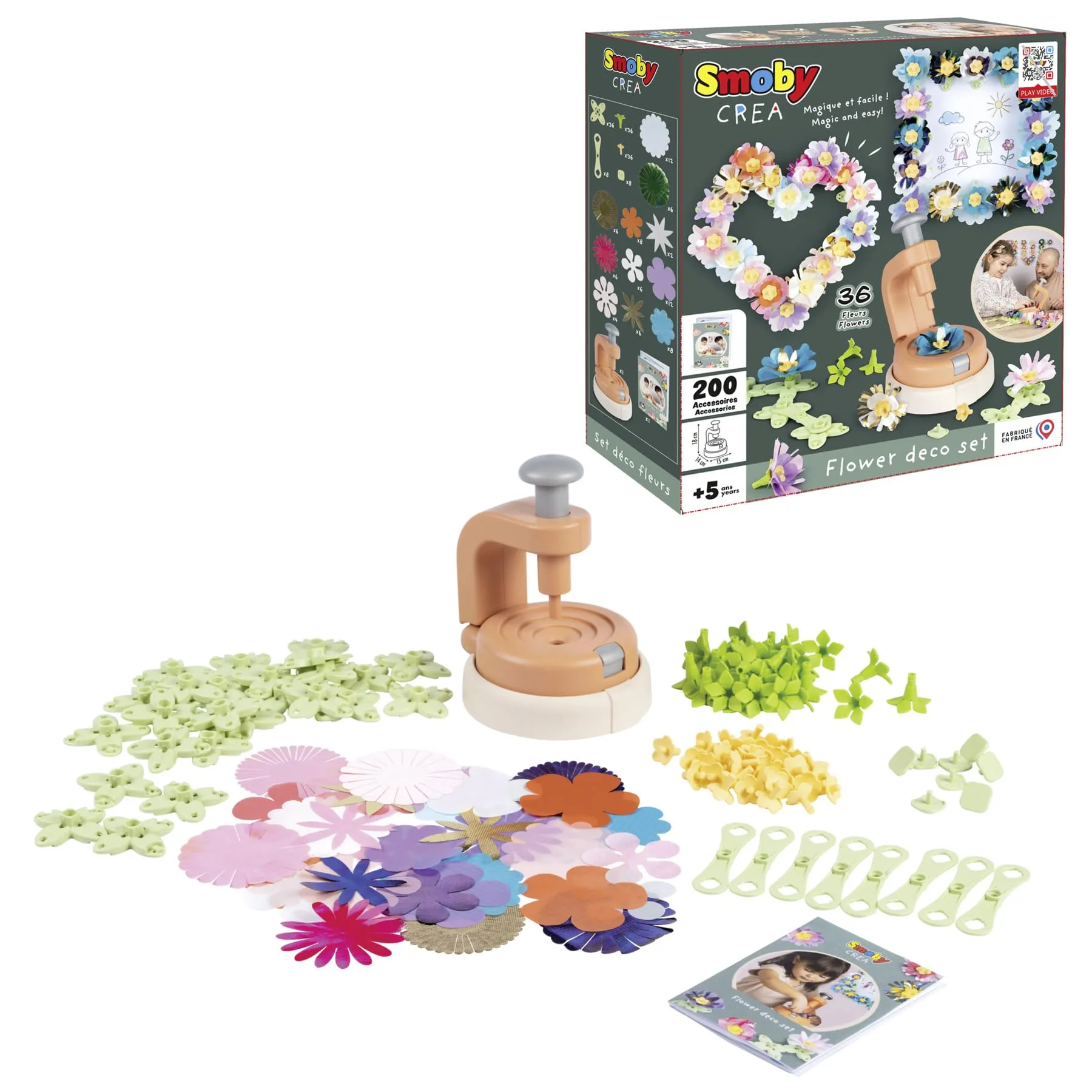 Smoby - Flower Market Deco Set