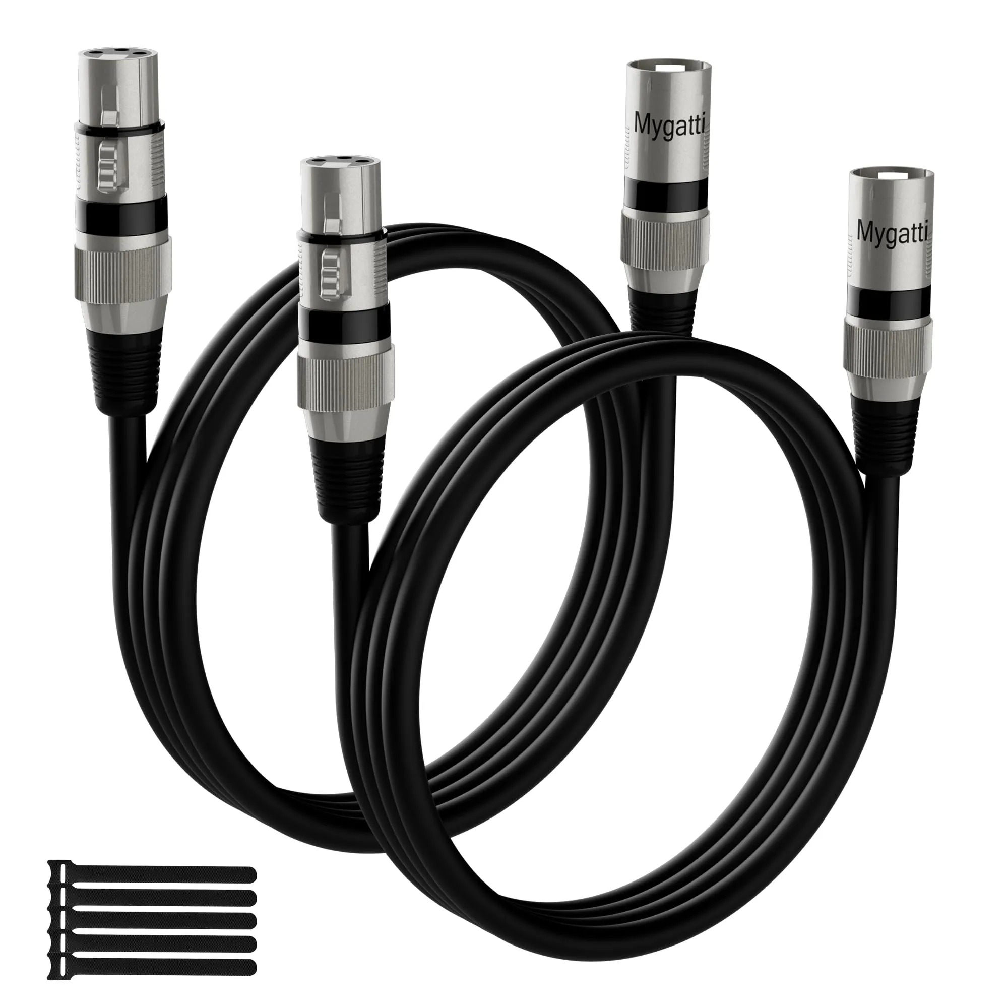 Mygatti Cavo Microfonico XLR Bilanciato 1m (Coppia)