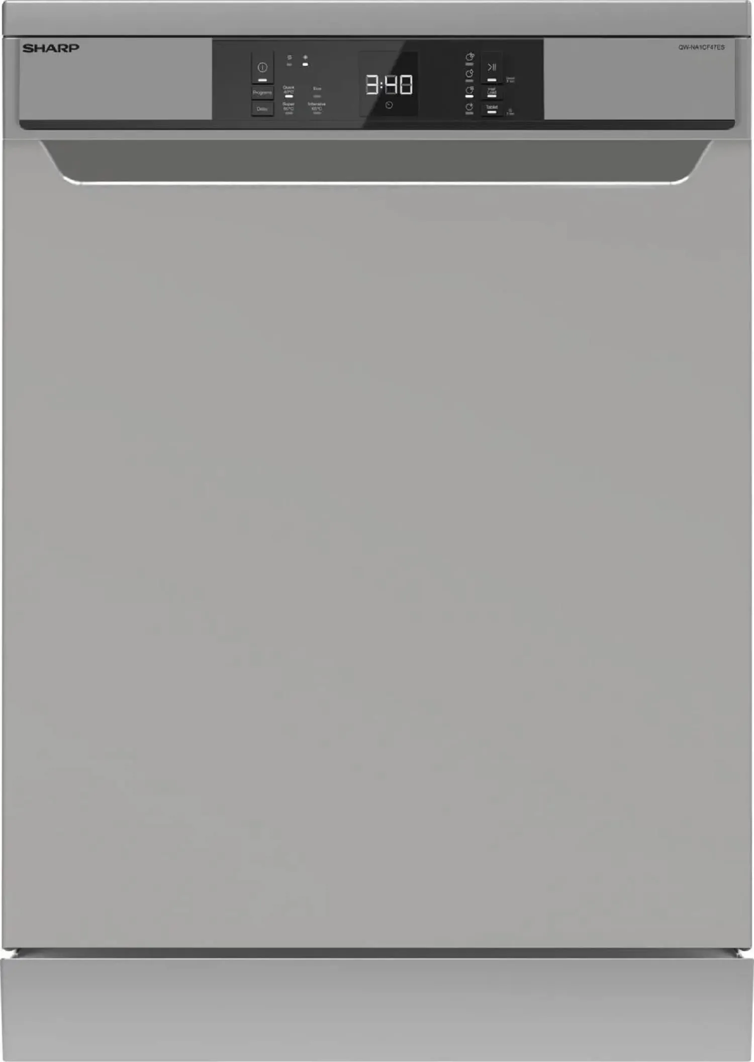 Sharp QW-NA1CF47EI Lavastoviglie a Libera Installazione Inox