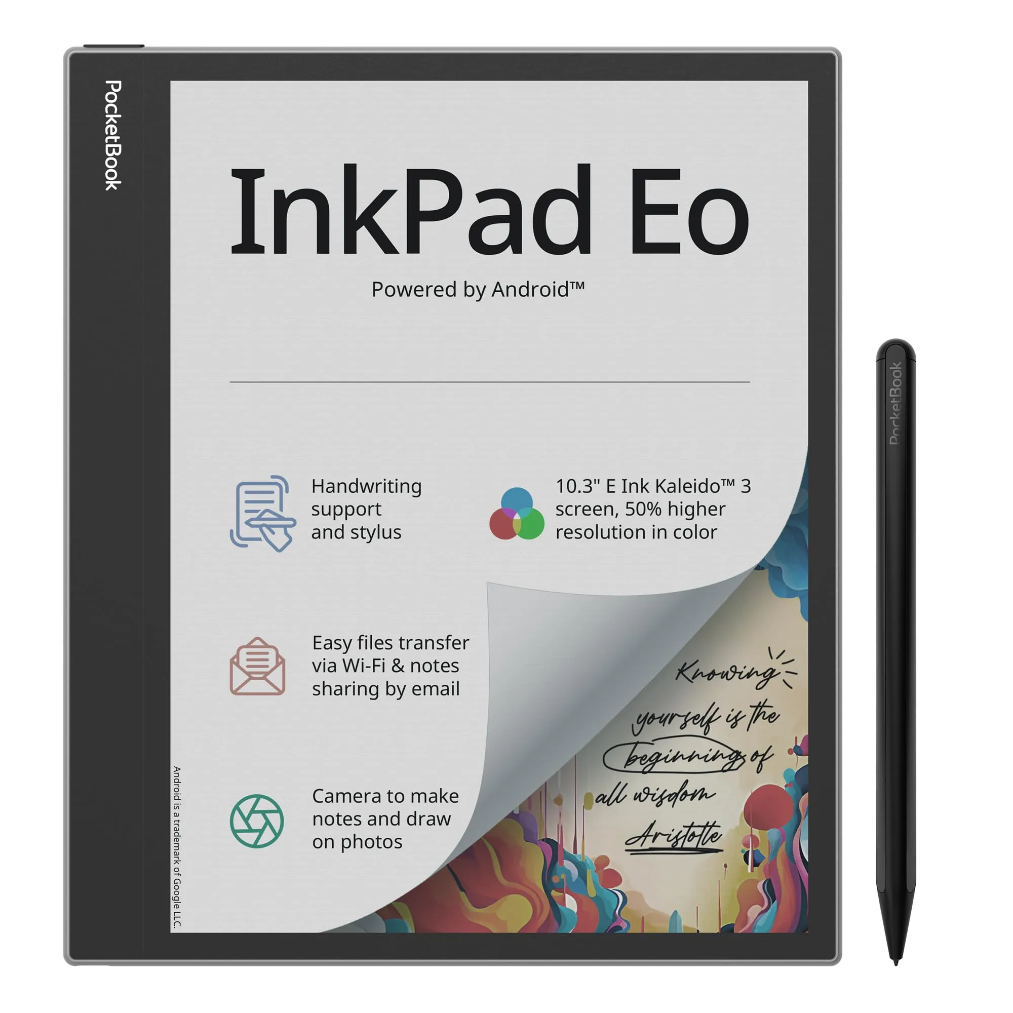 PocketBook InkPad Eo eReader 10.3" 64GB Grigio Nebbia