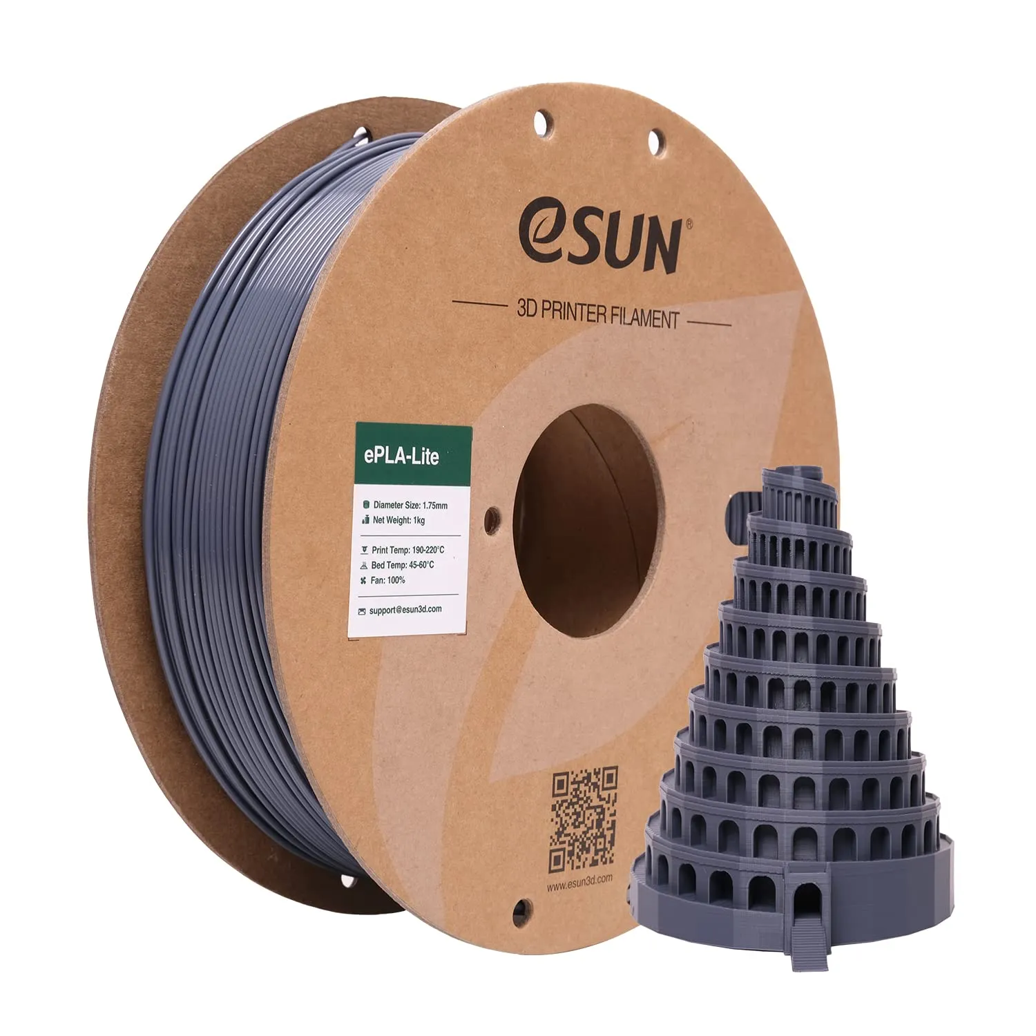 eSUN PLA Lite Filamento 1.75mm - C-Rosso