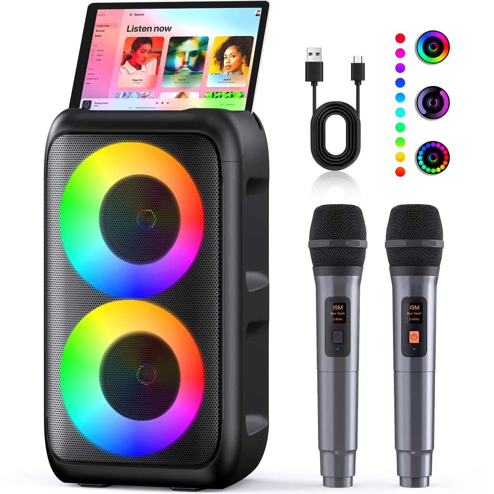 Karaoke con Microfono Portatile - Modello 2025