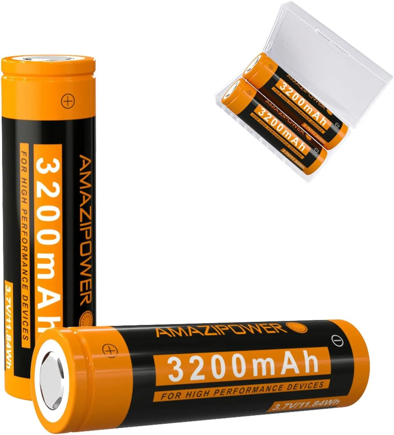 Batteria Ricaricabile NiMH 3200mAh 3.7V per Torce LED e Dispositivi Elettronici