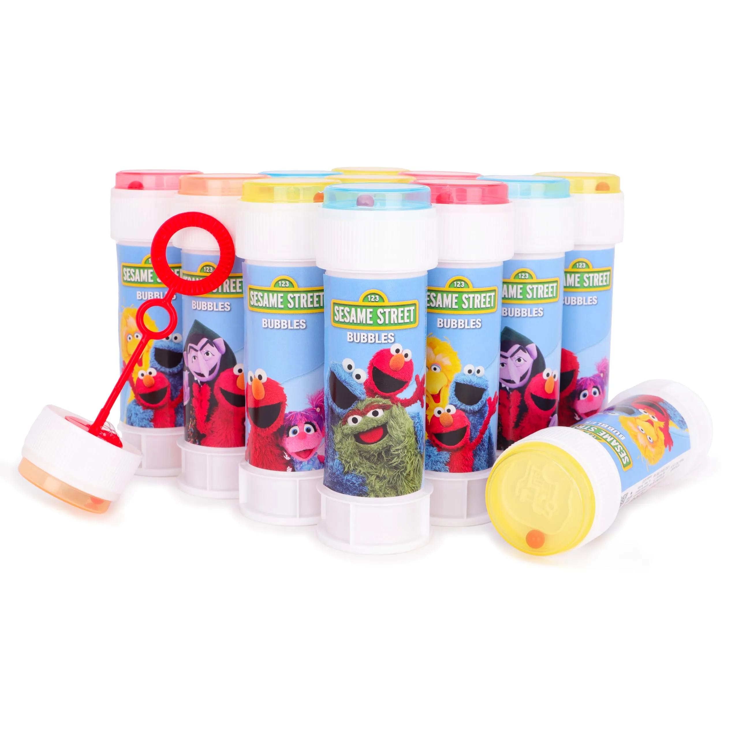 Toyland® Confezione da 12 Bolle di Sapone Sesame Street