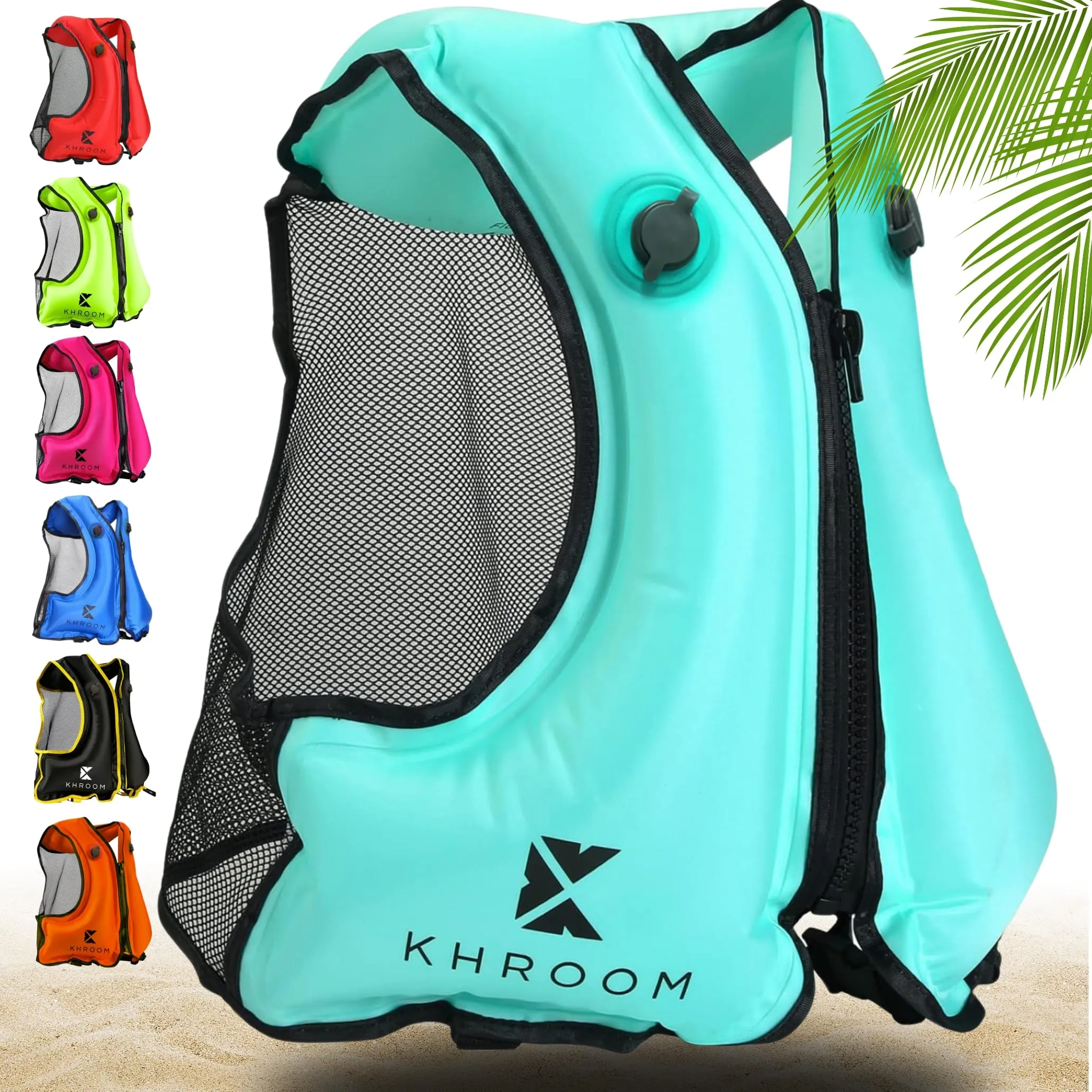 Khroom Aiuto al Galleggiamento Gonfiabile V2 Turchese