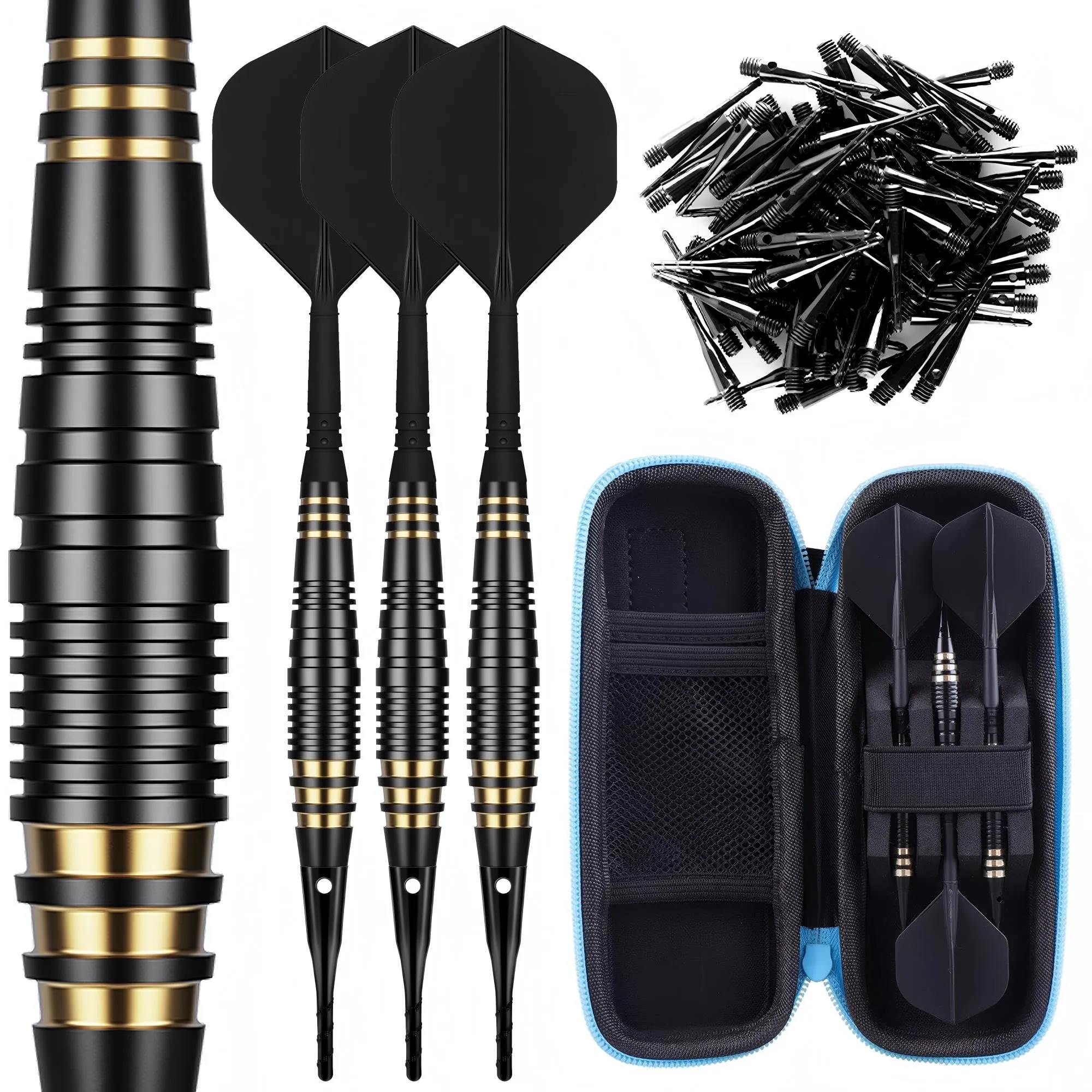CyeeLife Freccette Professionali Punta Plastica, Set da 3