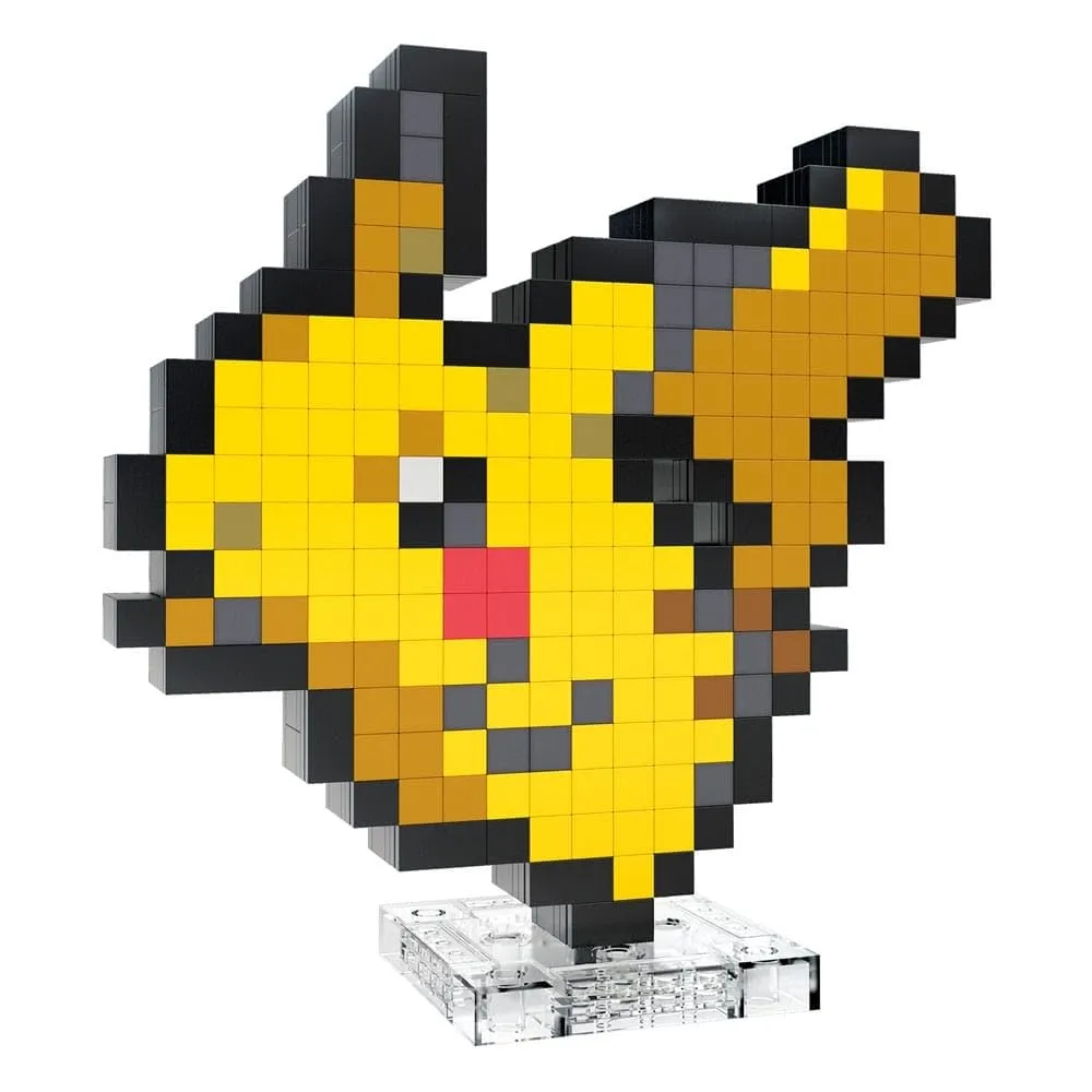 MEGA Pokémon Showcase - Pikachu, Set Costruibile Pixel Art Retrò