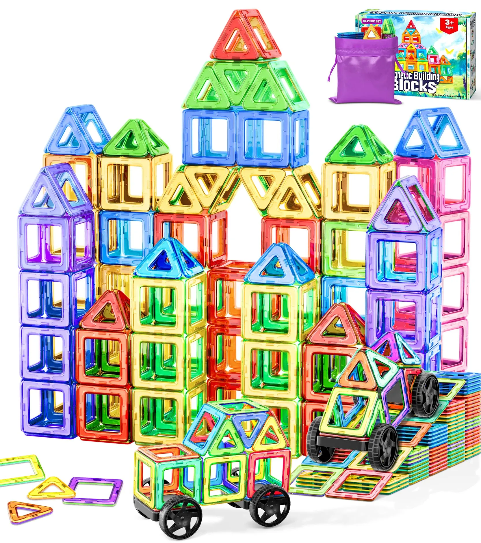 COOLJOYA Costruzioni Magnetiche 50 Pezzi