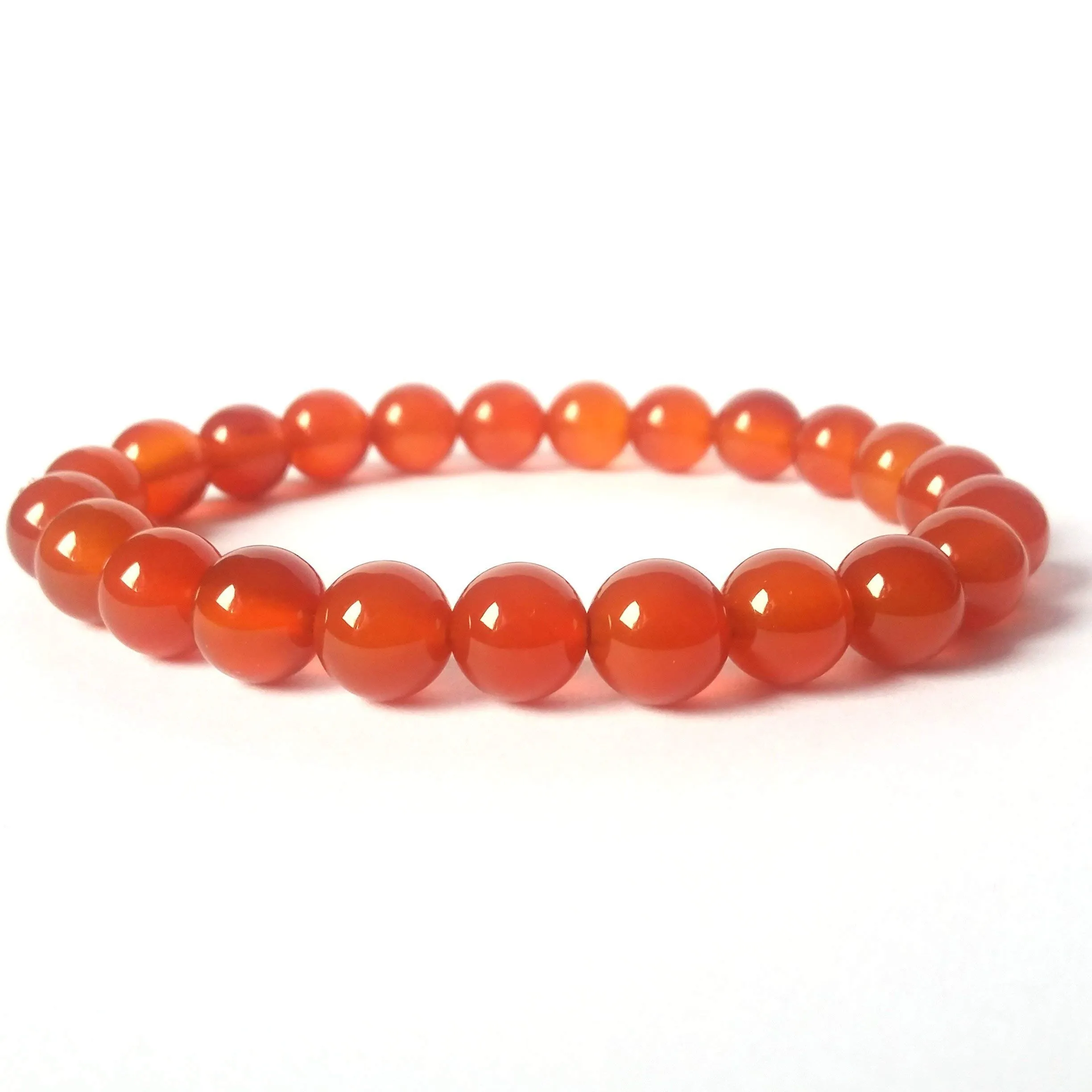 Bracciale in Corniola - Energia e Vitalità al Tuo Polso