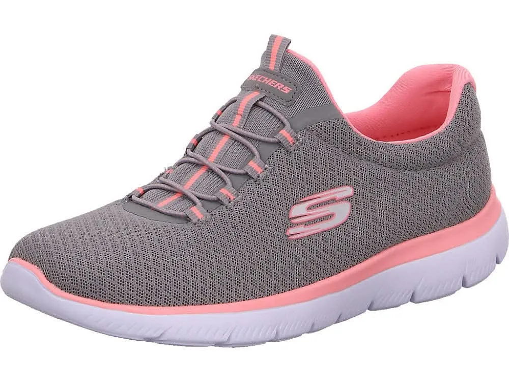 Skechers Summits Top Player Scarpe da Ginnastica Donna Grigio/Rosa