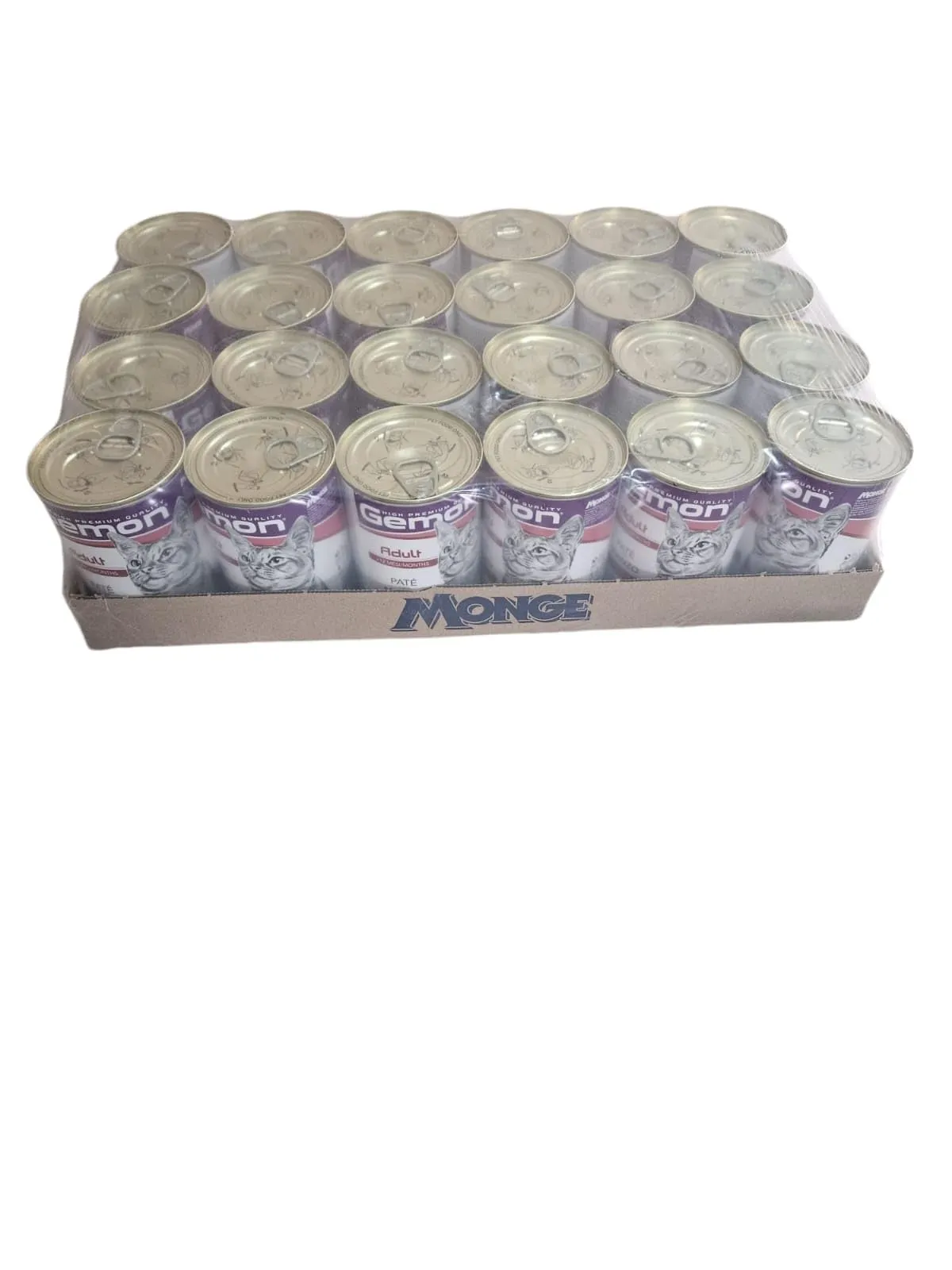 Gemon Gatto Paté con Manzo - Confezione da 24 (24 x 400g)