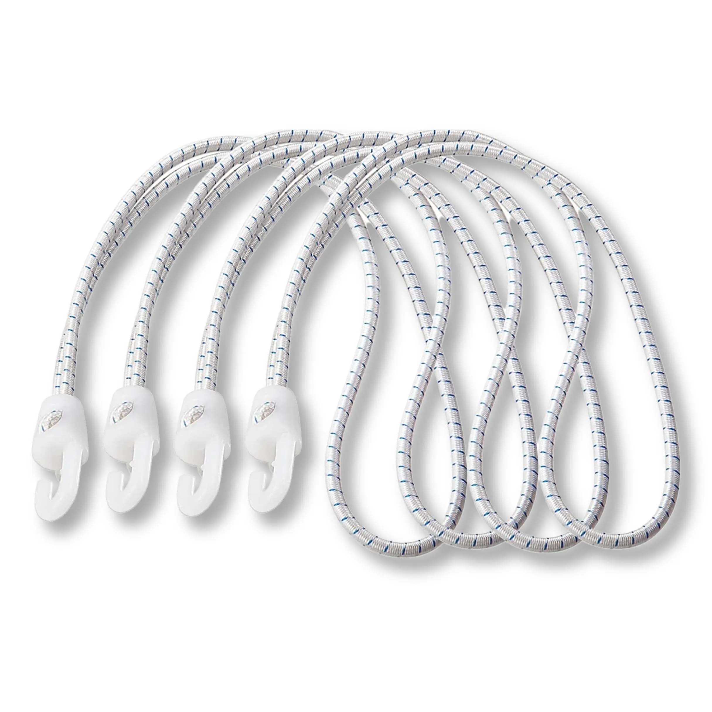 Marineo Zeising - Set di 4 elastici per vela, 15 cm