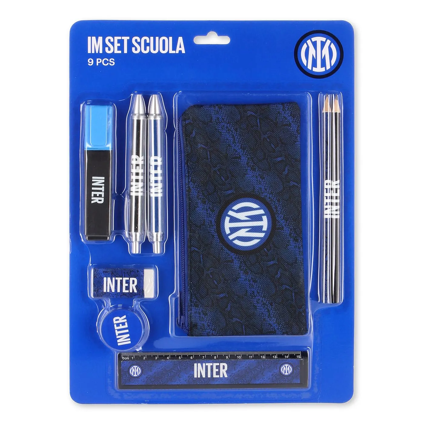Inter linea Home - Set scuola completo, Blu Royal Snake