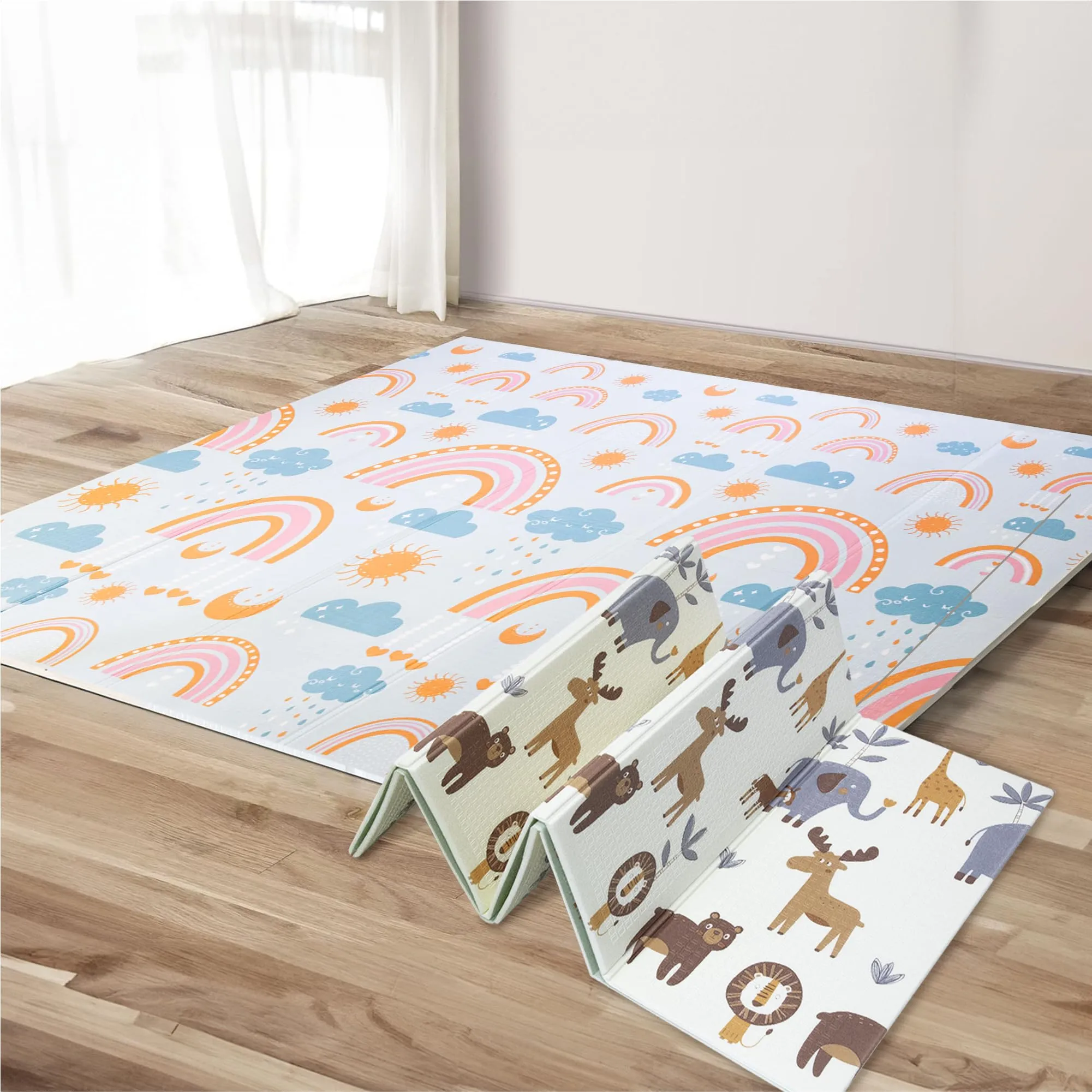A&M Italia Tappeto Gioco Bambini Pieghevole 200x150cm