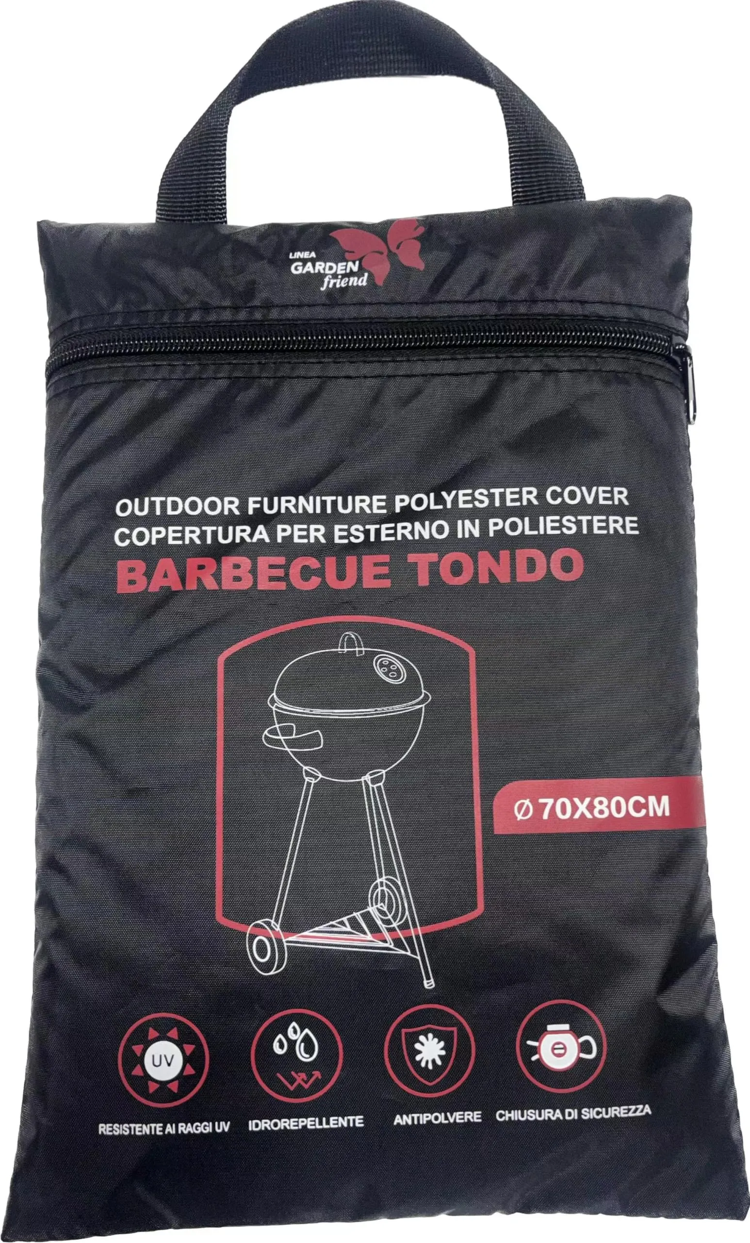 Garden Friend Copertura Protettiva per Barbecue Tondo