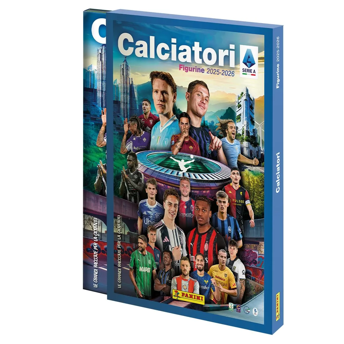Calciatori Panini 2025-2026 Cofanetto con Album Cartonato e 5 Bustine
