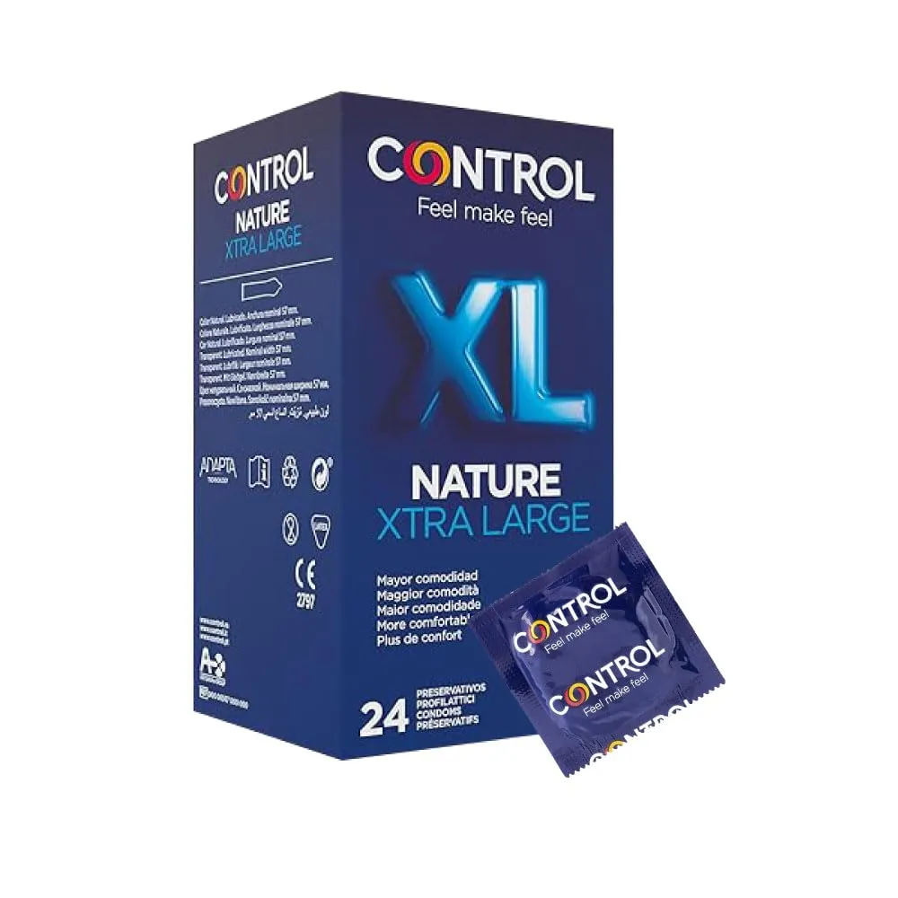 Control Nature XL Preservativi Extra Large - 24 Profilattici