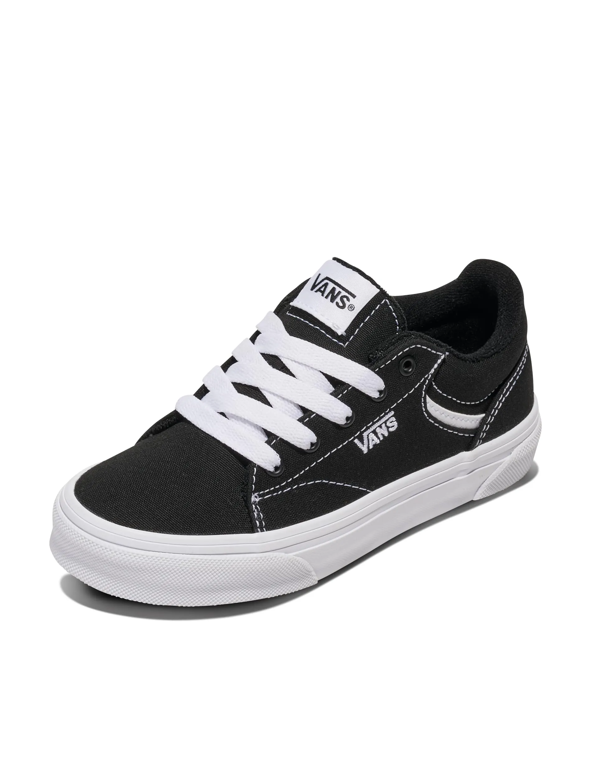 Vans Seldan, Sneaker Unisex - Bambini e ragazzi, Canvas Black White, 39 EU