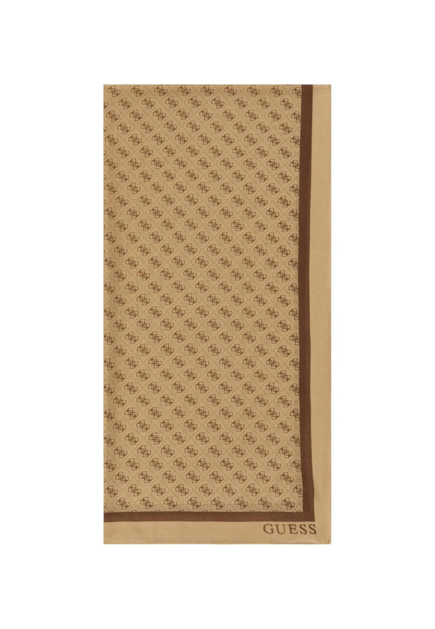 GUESS Sciarpa Katia 90x180 4G Logo AW5341POL03 Latte Logo