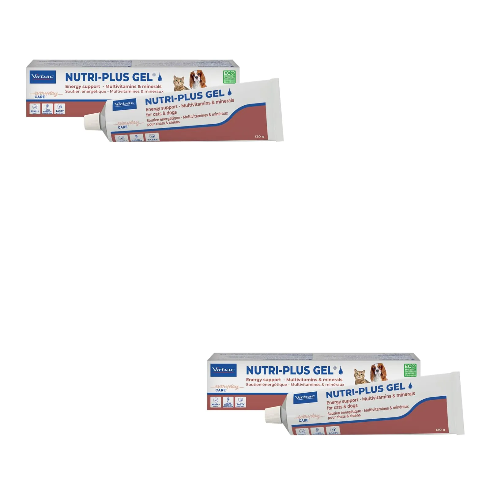 Virbac Nutri-Plus Gel Doppia Confezione per Cani e Gatti