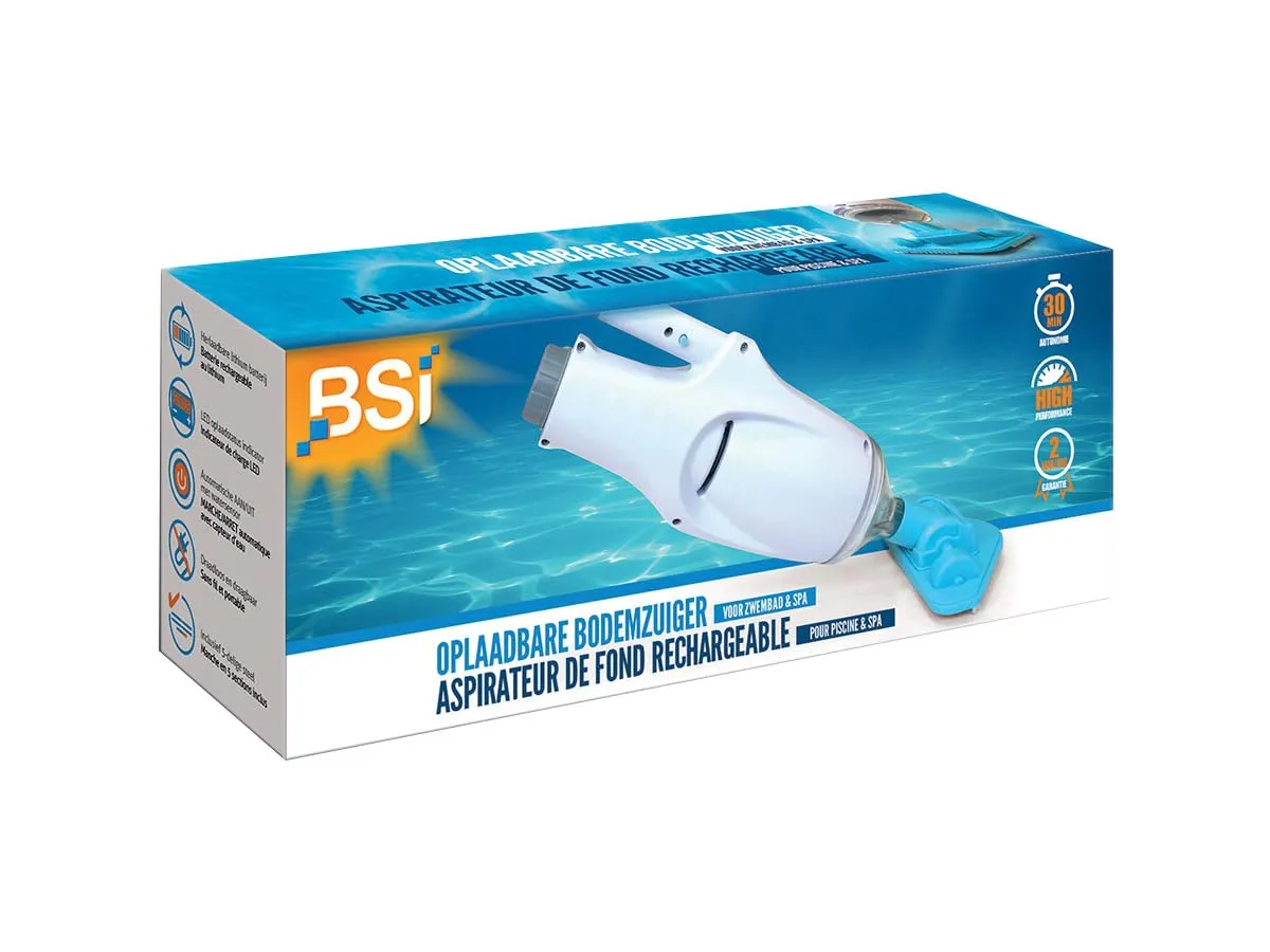 Aspirapolvere Wireless e Portatile BSI per Piscina