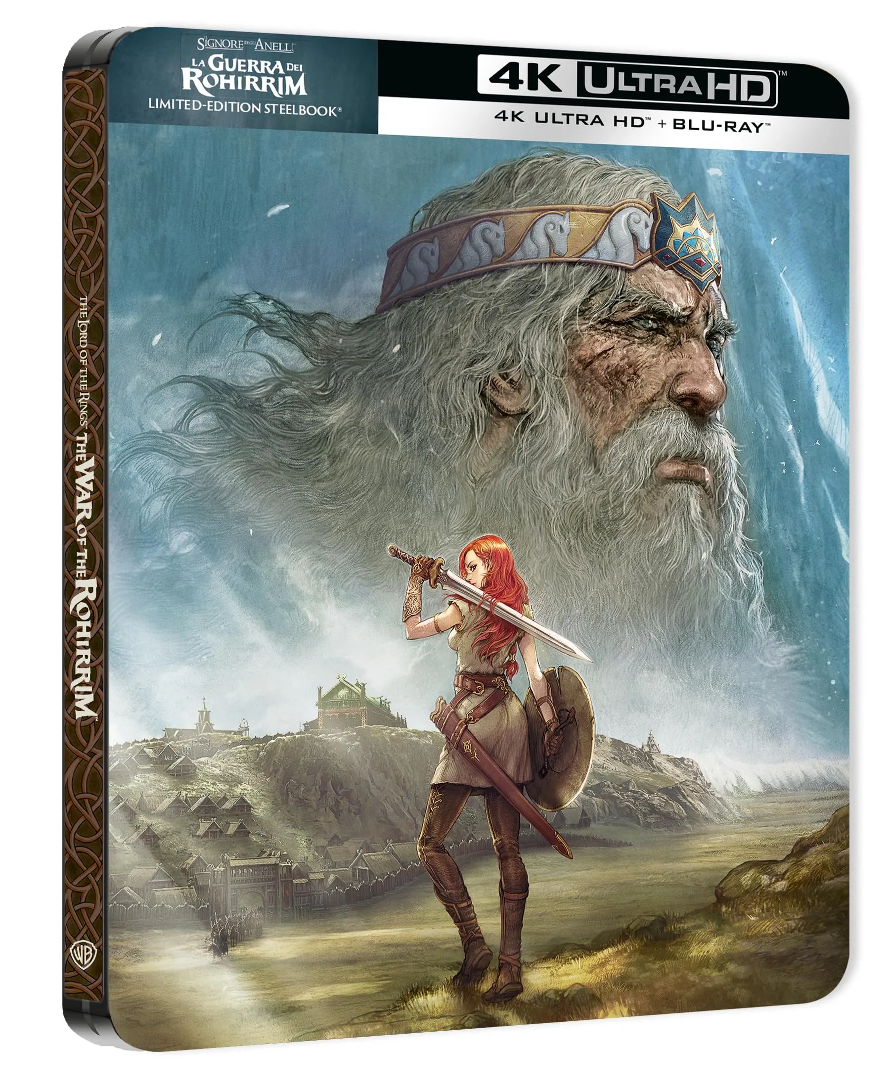 Il Signore degli Anelli - La Guerra dei Rohirrim Steelbook (4K Ultra HD + BD)