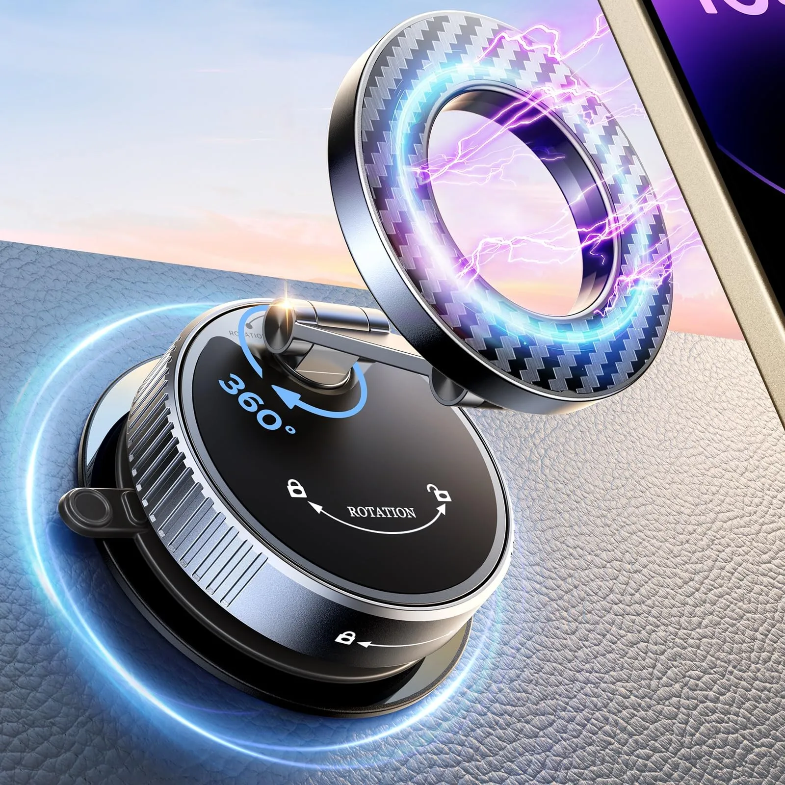 Mohard 2026 Porta Cellulare Auto Magnetico MagSafe