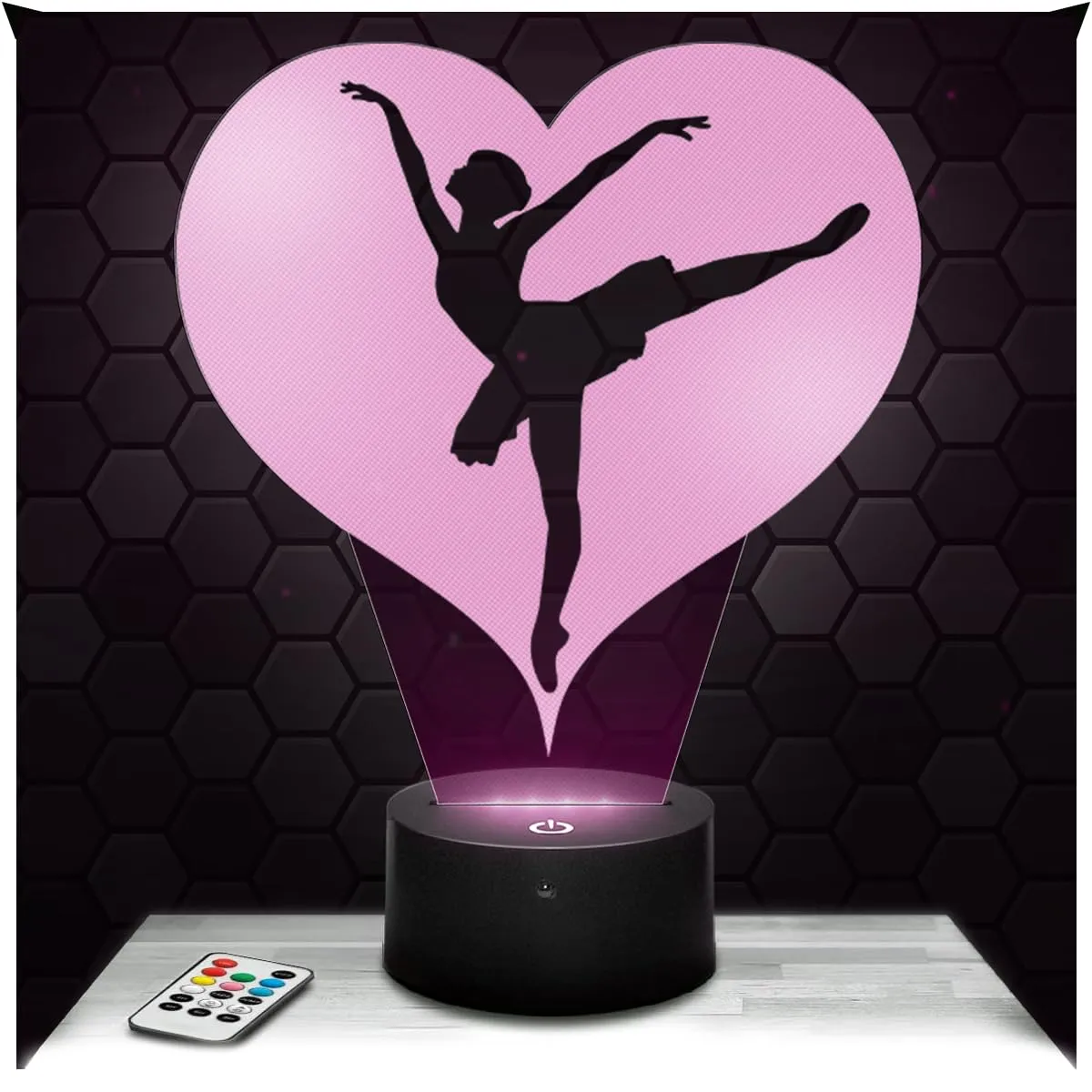 Lampada LED 3D Trifoglio a Quattro Foglie: Porta Fortuna e Luce nella Tua Casa