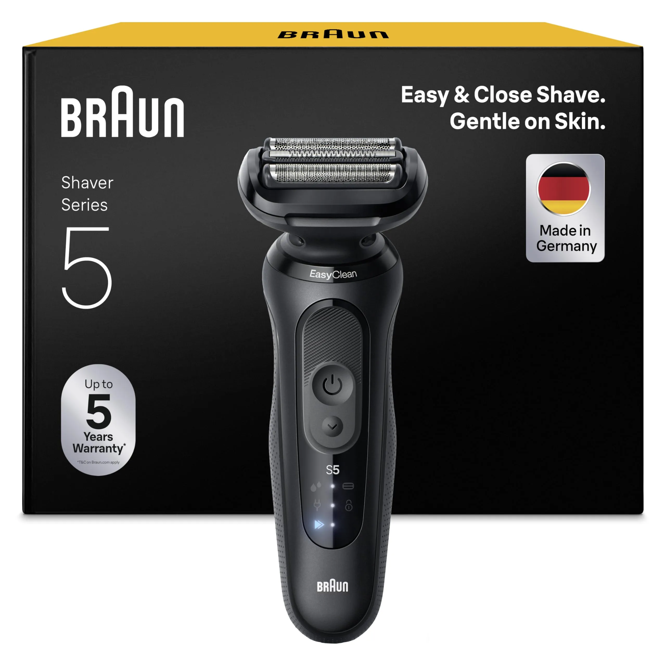 Braun Series 5 52-N1000SI Rasoio Elettrico Barba Wet&Dry con Regolabarba