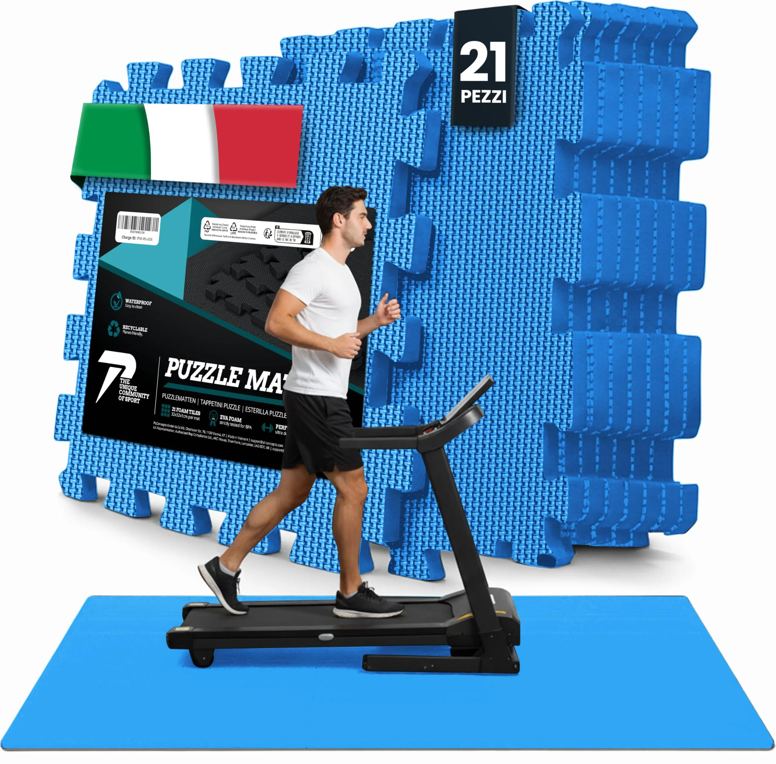 Tappeto Fitness a Puzzle - Set 21 Tappetini