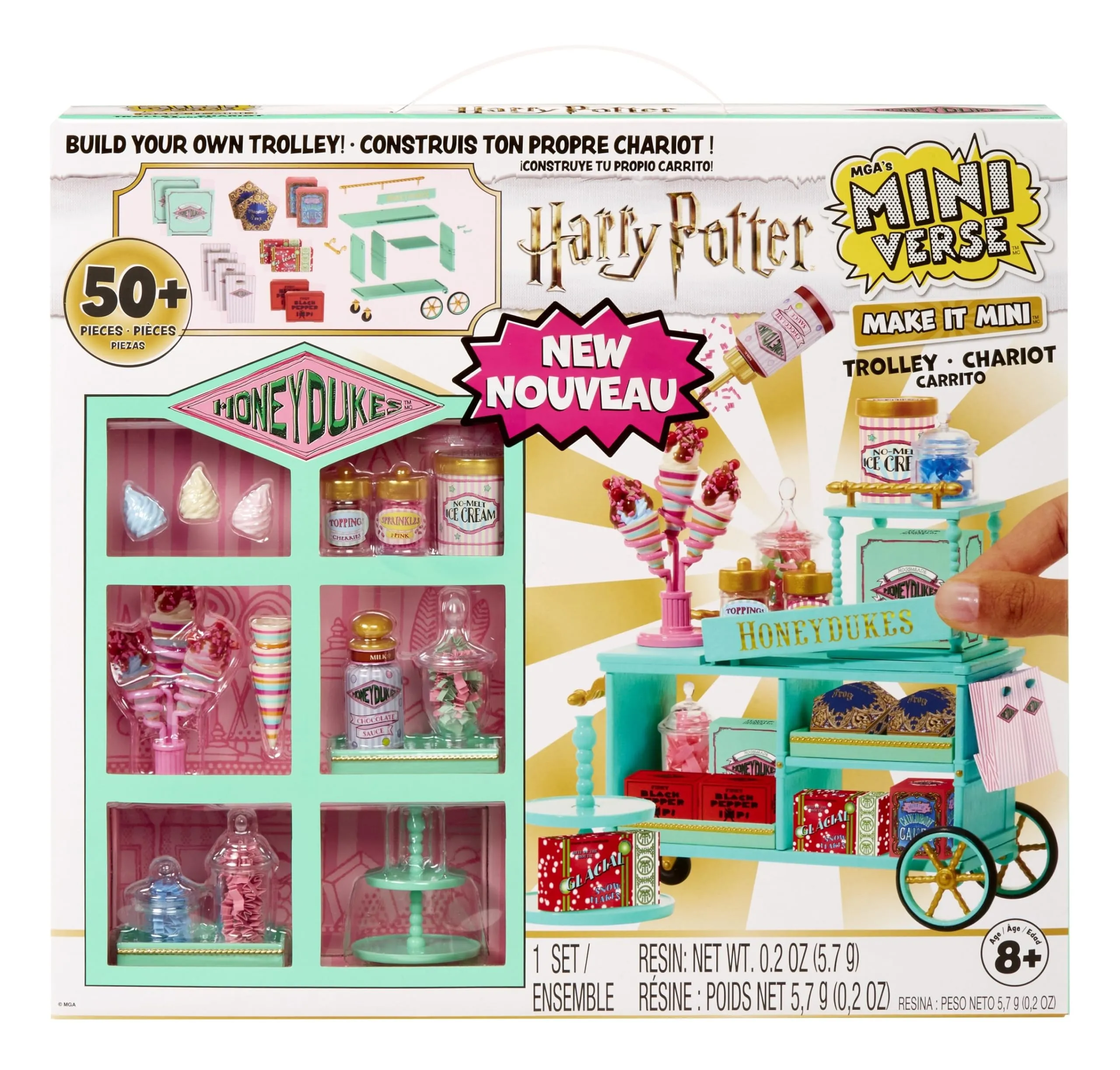 MGA's Miniverse Make It Mini Honeydukes Trolley - Miniature di Harry Potter da Collezionare